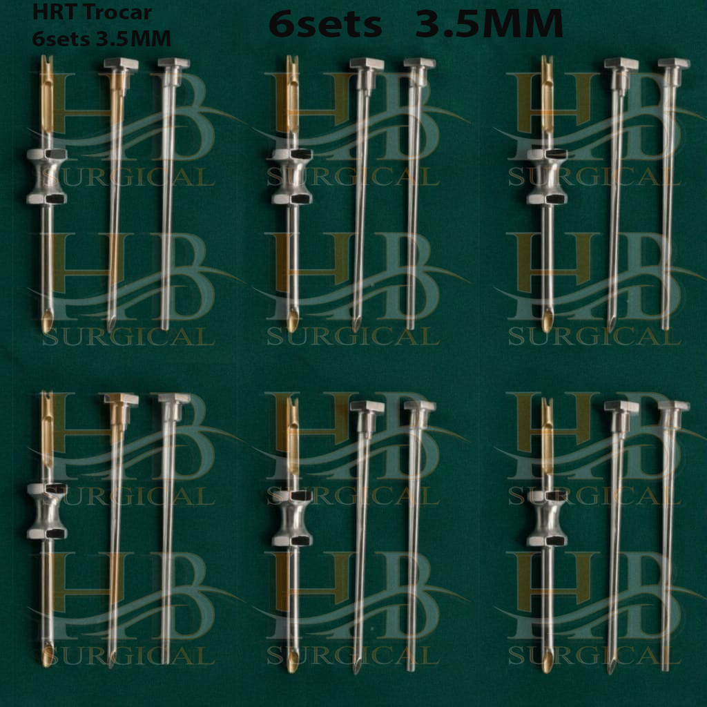 HRT Trocar 3.5 mm Hormone Replacement Pellet Insertion Trocars 6 Sets