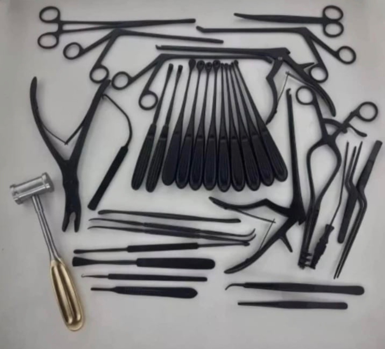 Laminectomy Set 35 PCS Black Coated Surgical Orthopedic Surgical instruments