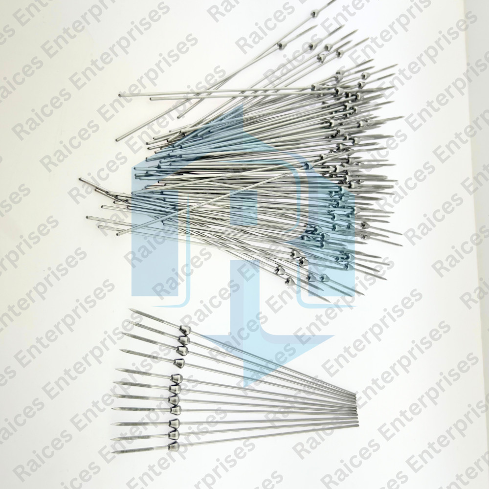 TPLO Plates Temporary Fixation Surgical Jig Pins 1.5-2.0mm Set of 100 Pcs 316L