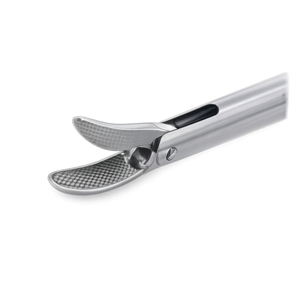 Laparoscopic Needle Holder Forceps | Curved Jaw Laparoscopy Instrument