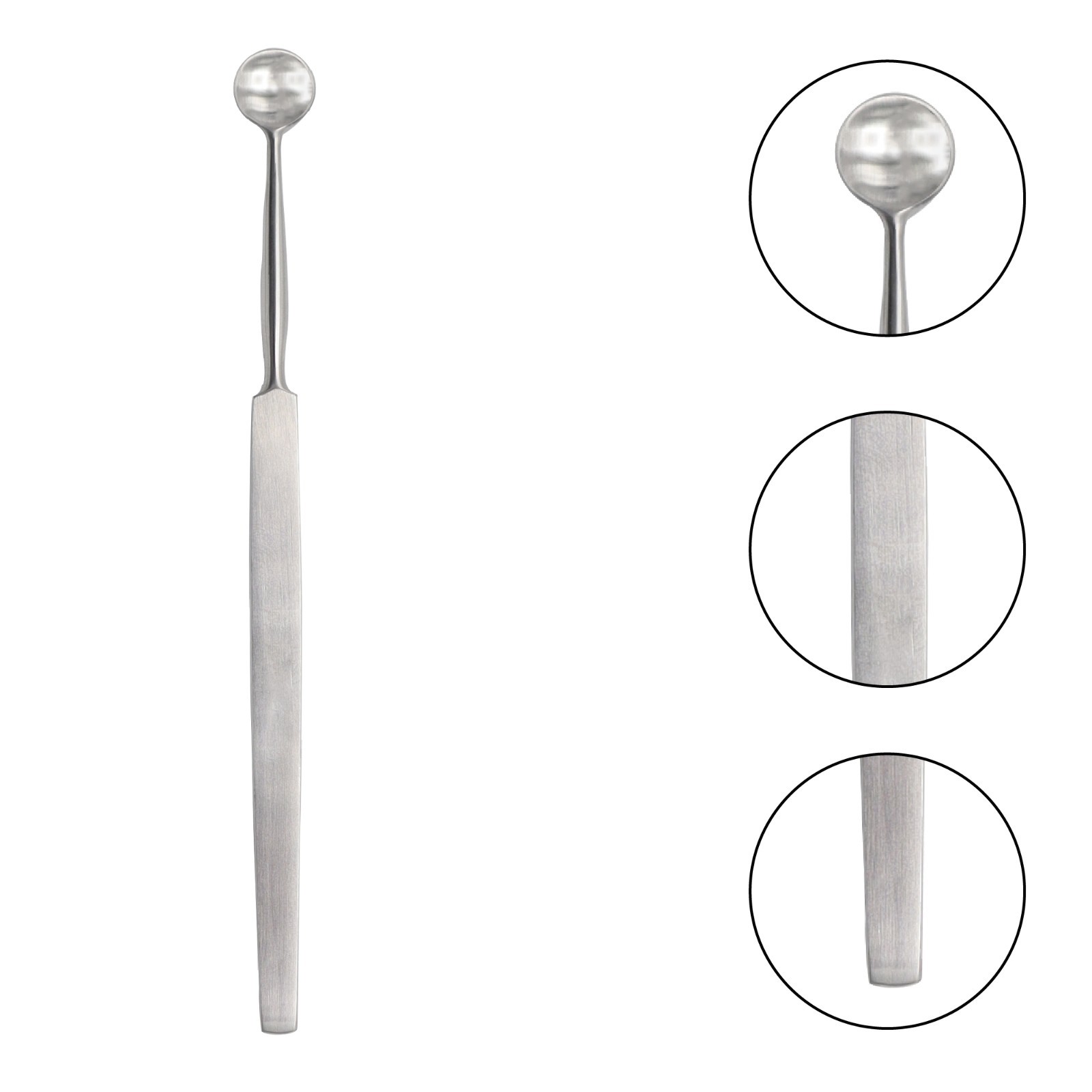 Bunge Evisceration Spoon Small 13 cm Stainless Steel Ophthalmic Instruments