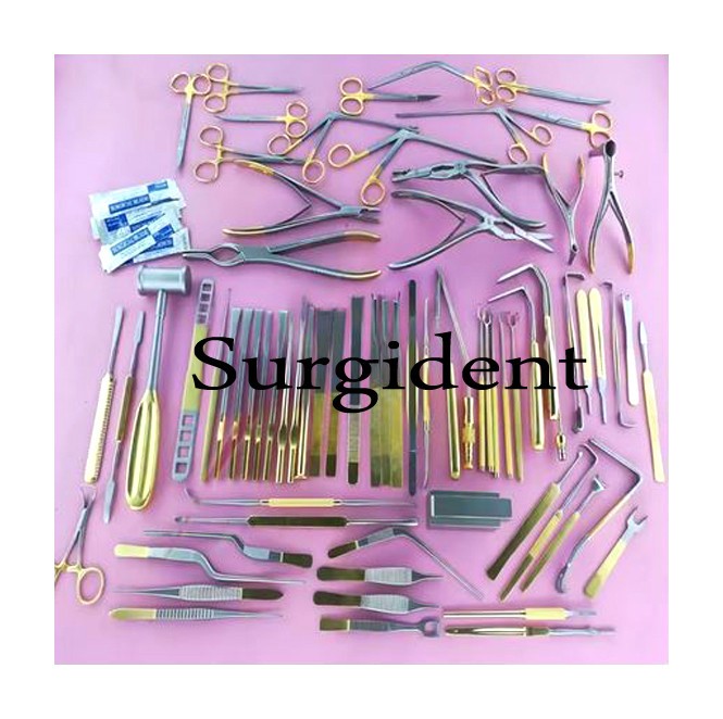Nose & Plastic Surgery Instruments, Major Rhinoplasty Instruments Set 82 PCS Set