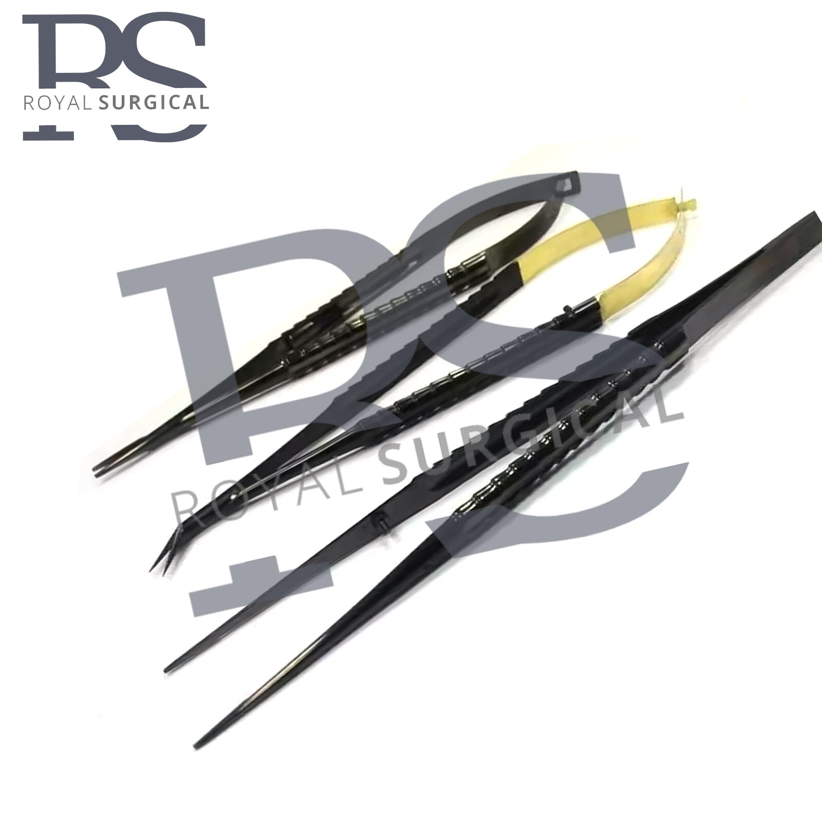 3 pcs Micro Surgery instruments with black coating surgical instrument