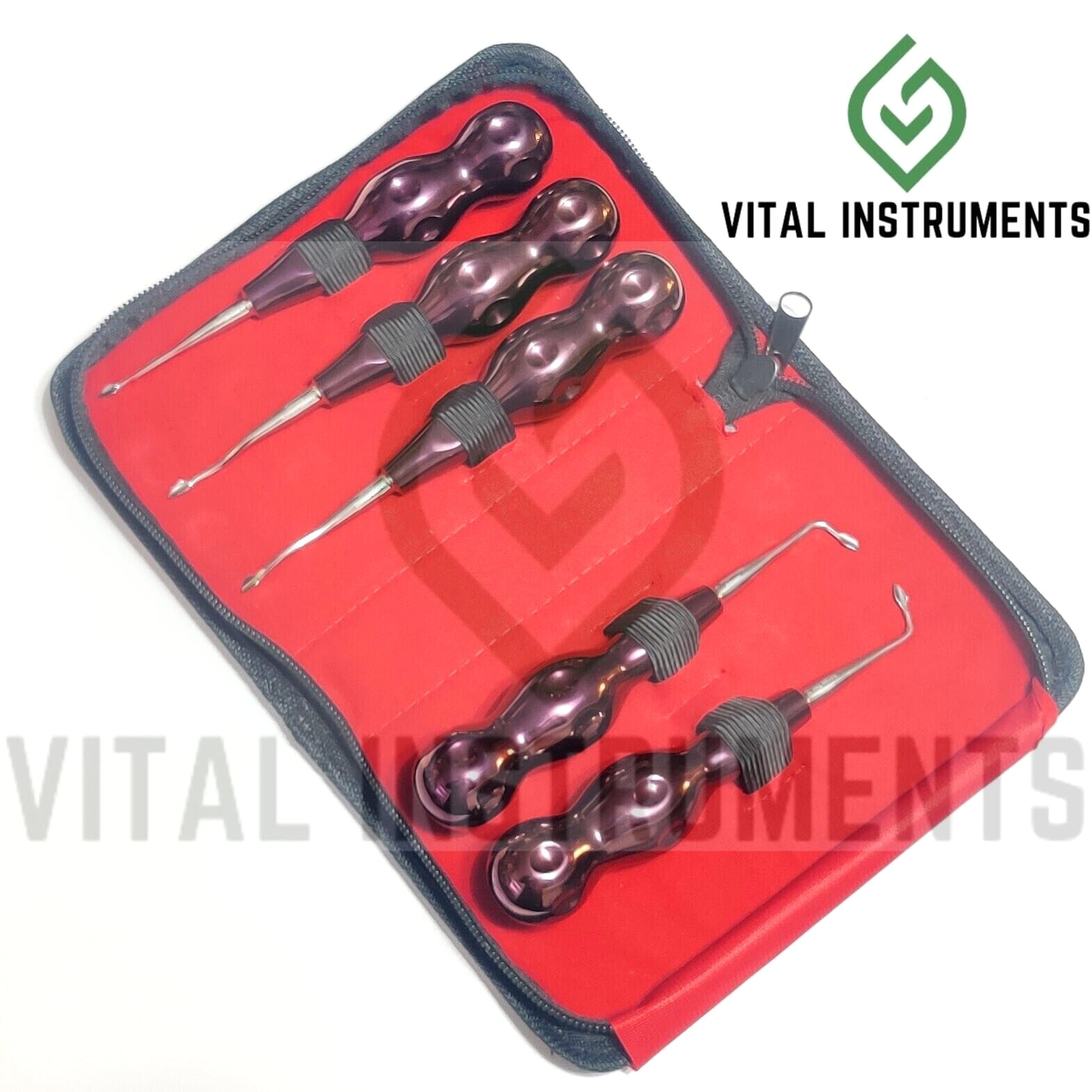 Atraumatic Extraction Elevators Purple Dental Implant Periotome Luxation German