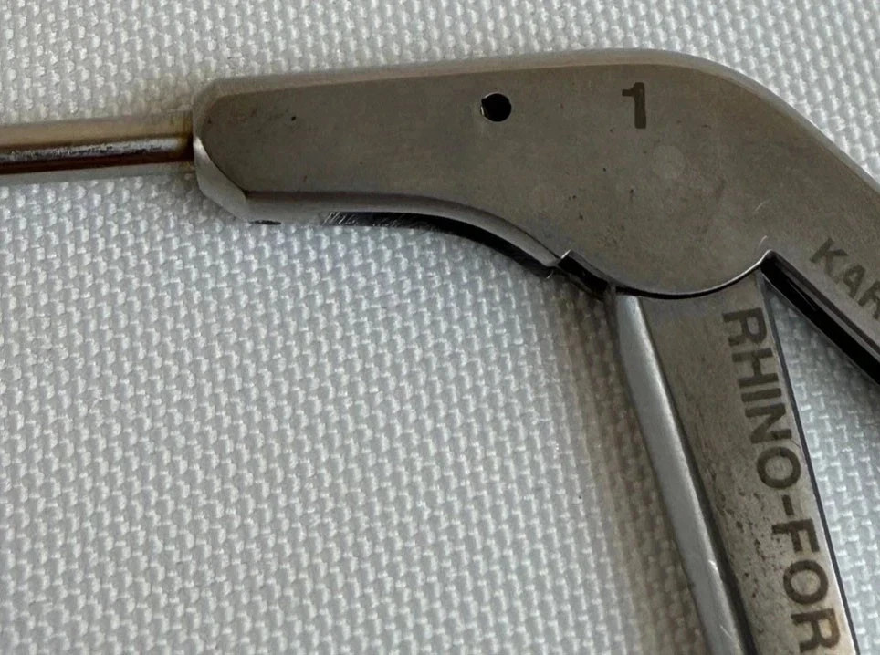 Karl Storz 451501B GRÜNWALD-HENKE Rhino Force Size 1 Upturned 3.5mm Through Cut