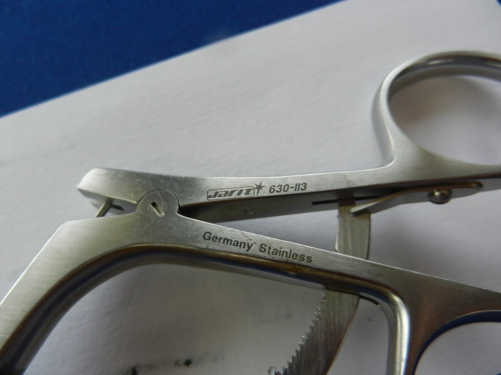 E7460 Jarit 630-113 Atrau-Allis Roto-Lok Grasping Forceps 3.5mm x 24cm