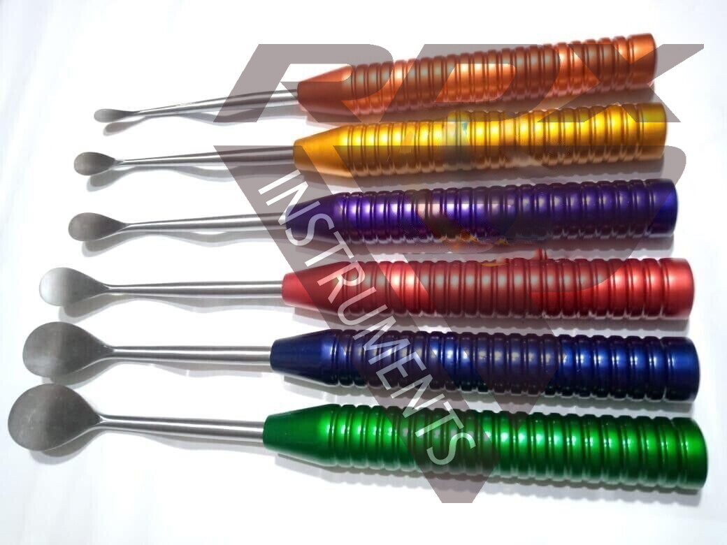 Karlin XL Magnum Cobb Elevator 6 Pcs set 14 Spine Neuro orthopedic Instrument