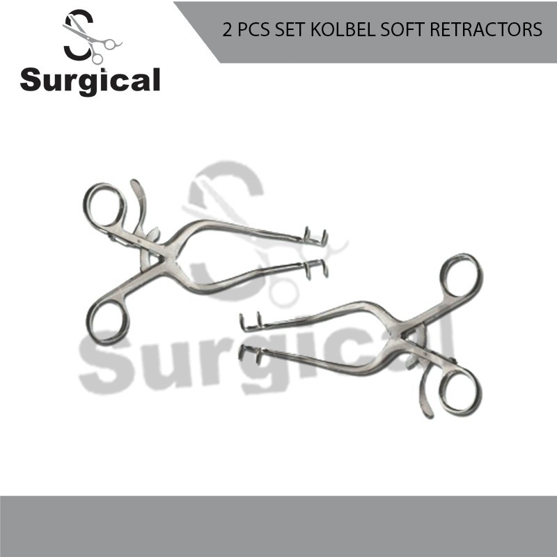 Kolbel Soft Tissue Retractors Set 2 Pcs Premium Quality Orthopedic Instruments