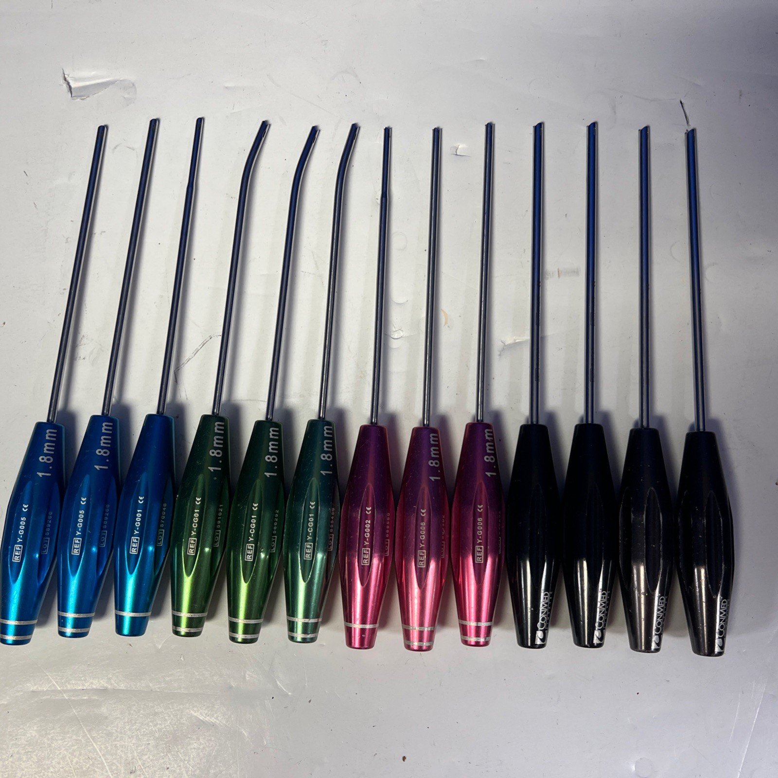 Lot Of 13 Conmed Linvatec Y-Knot Drill Guide Mixed As-is