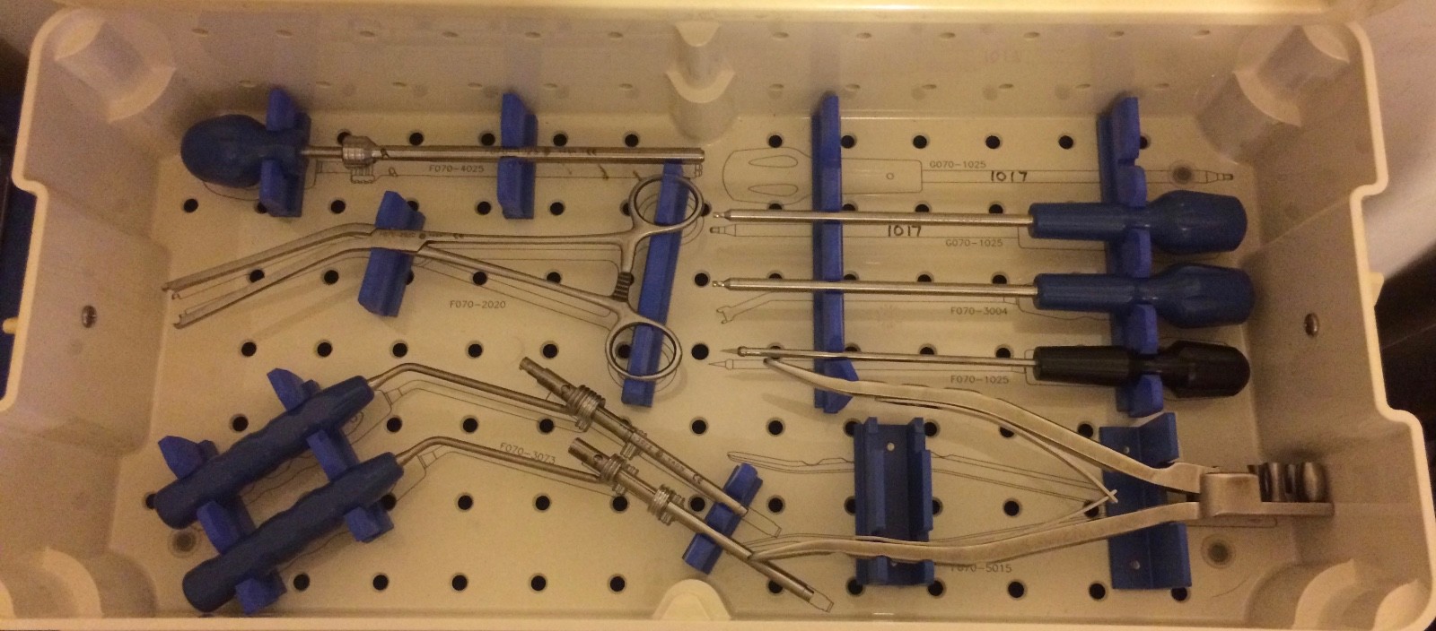 Oria Zenith Cervical Instrument set. Good condition, guaranteed