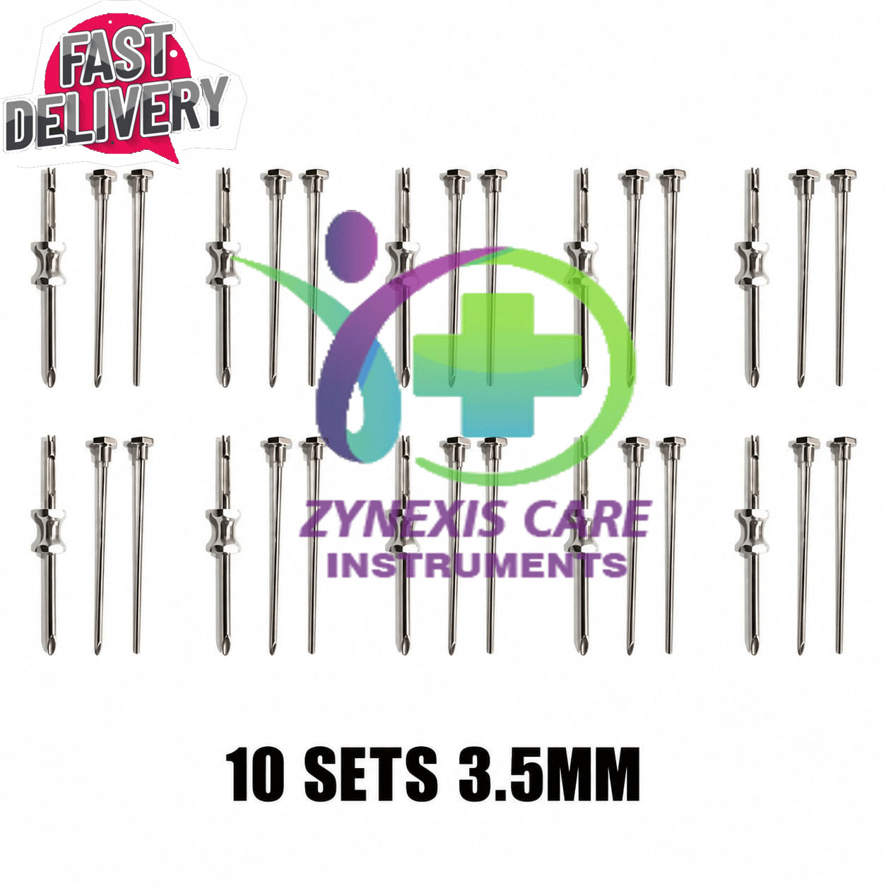 HRT Trocar 3.5mm Hormone Replacement Pellet Insertion Trocars 10 Sets