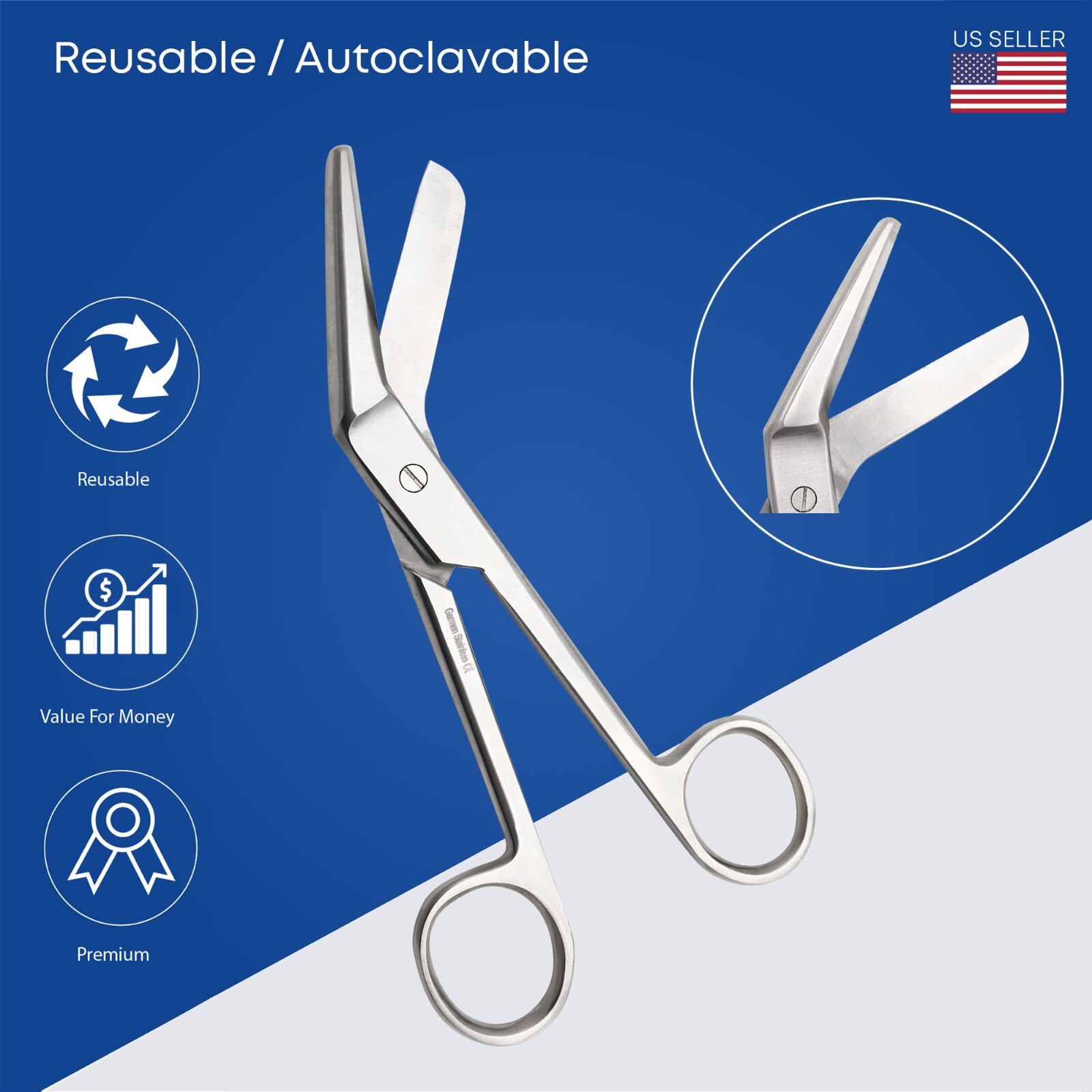 Braun Stadler Surgical Scissors 14.5cm Surgical Stainless Steel Instruments