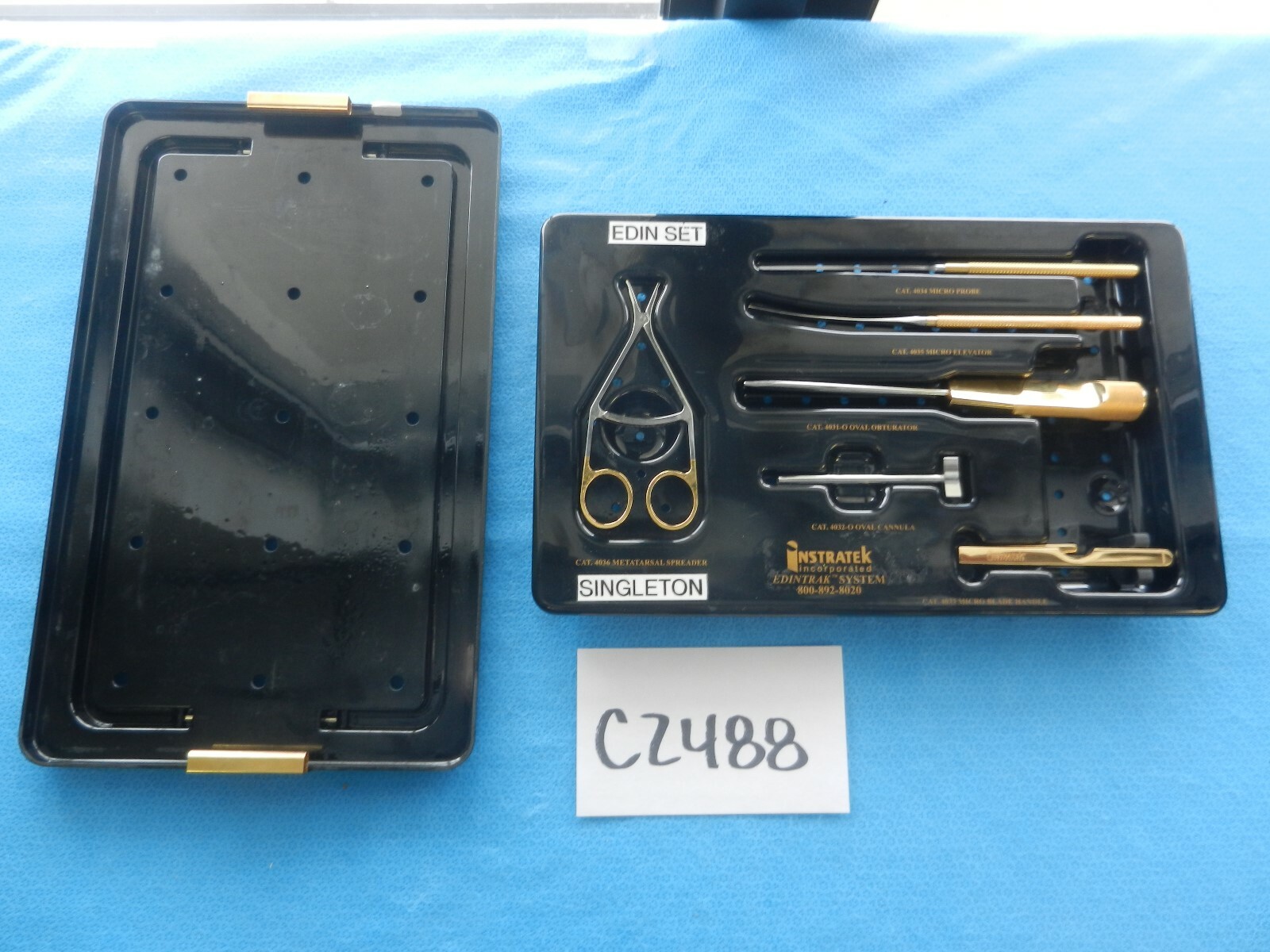 Instratek Surgical Edintrak Instrument Set W/ Case 4010