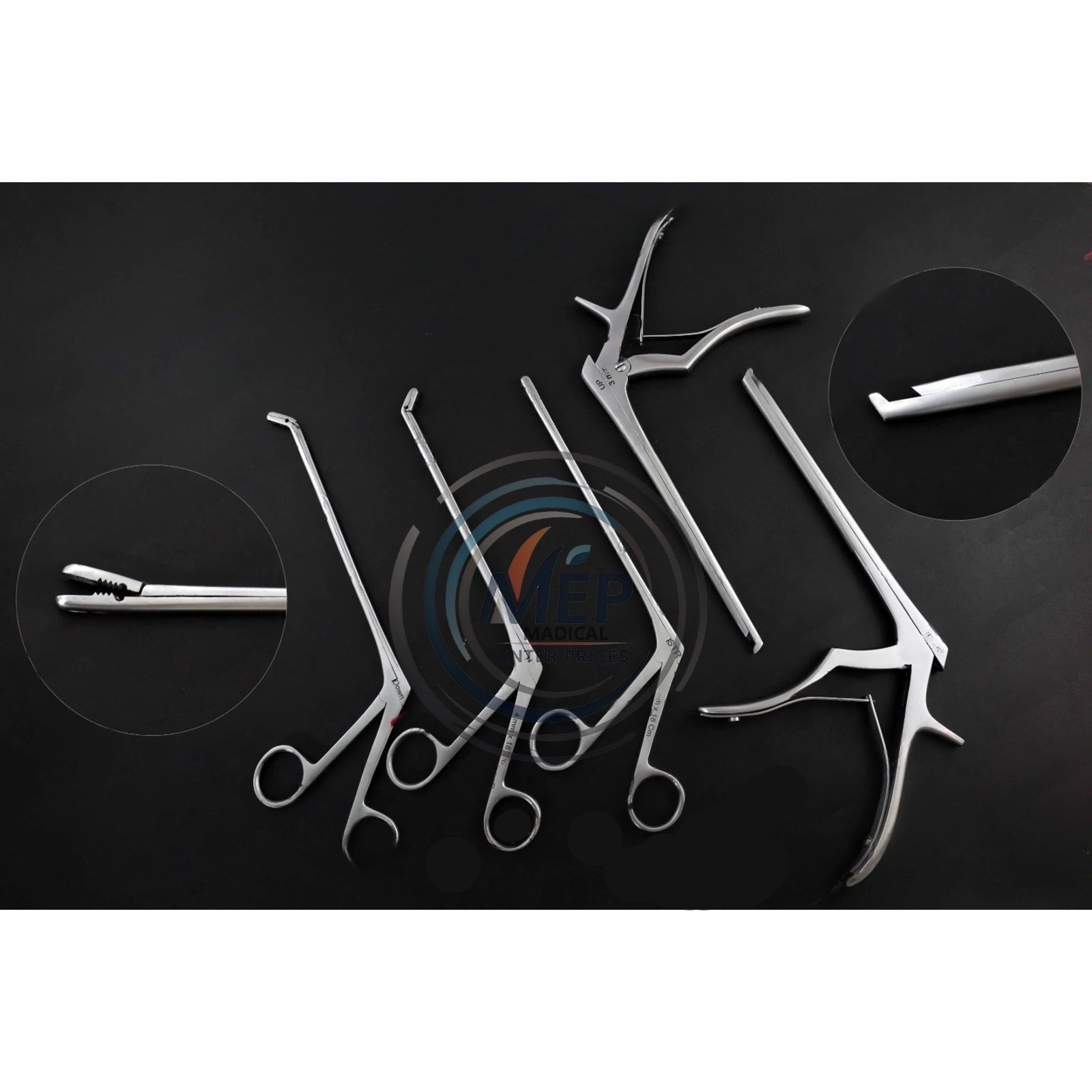 Love Gruenwald & Spurling Kerrison Rongeur 3,5mm up 5 PCs Set 7″ Orthopadic