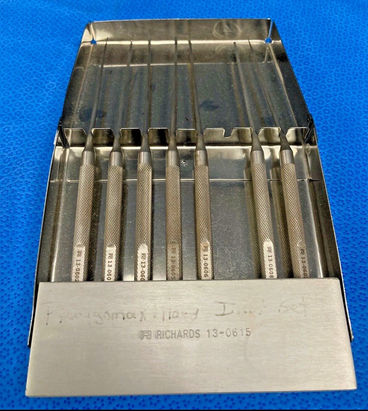 Richards 13-0615 Maxillary Sinus Probe Elevator & Knife Set w/ Case ENT Otology