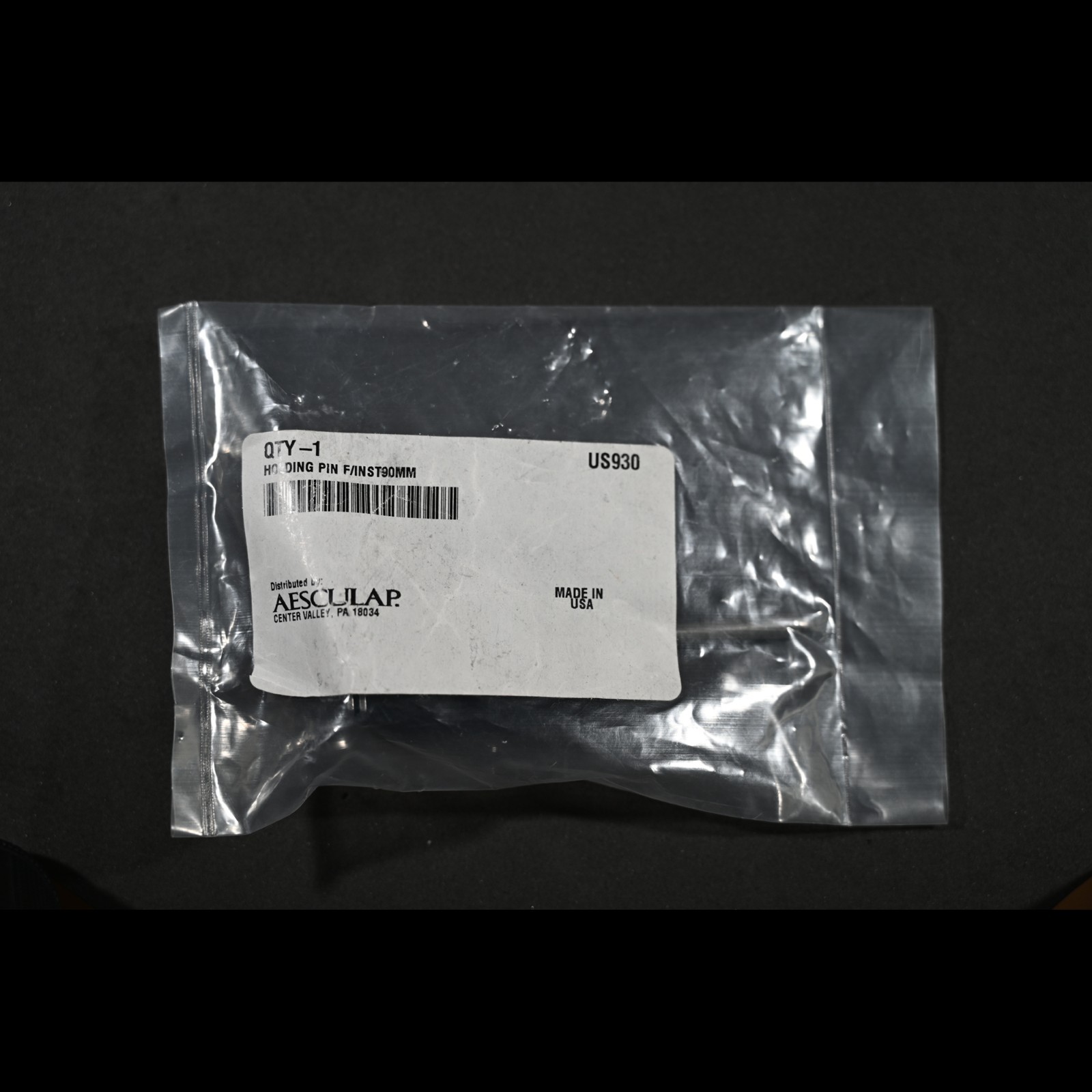 Aesculap US930 Holding Pin 90 mm (3½ in) Brand New Surgical Instrument