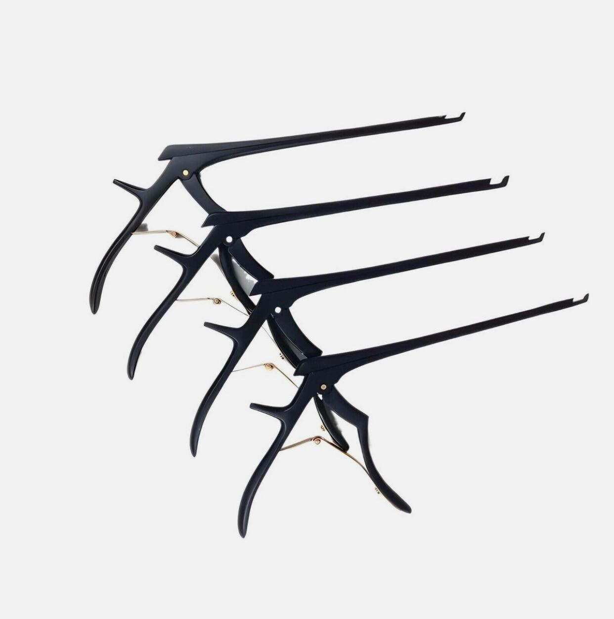 Aesculap Kerrison Bone Punches Detachable Noir Coated 4 Pcs Set 1mm,2mm,3mm,4mm)