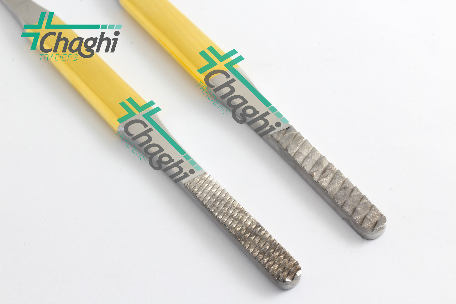 Fomon Double Ended Nasal Rasp Medium 21 cm T/C 2 PCs Set By Chaghi Traders
