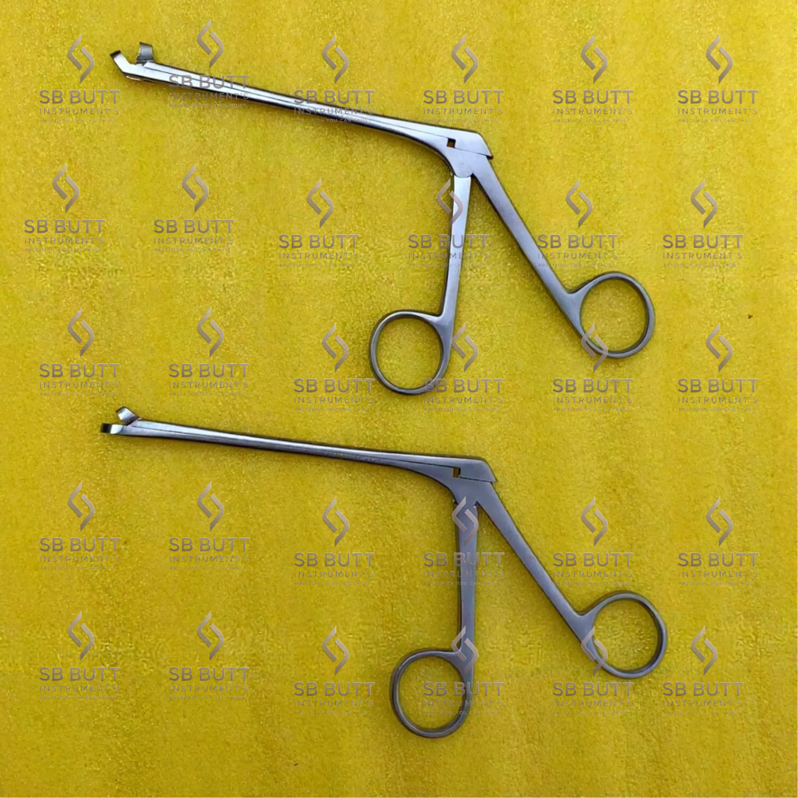 Blakesley Forceps Straight/45 Deg Up Thru Cut 2.5 mm 12 cm Through-cut ENT Tools