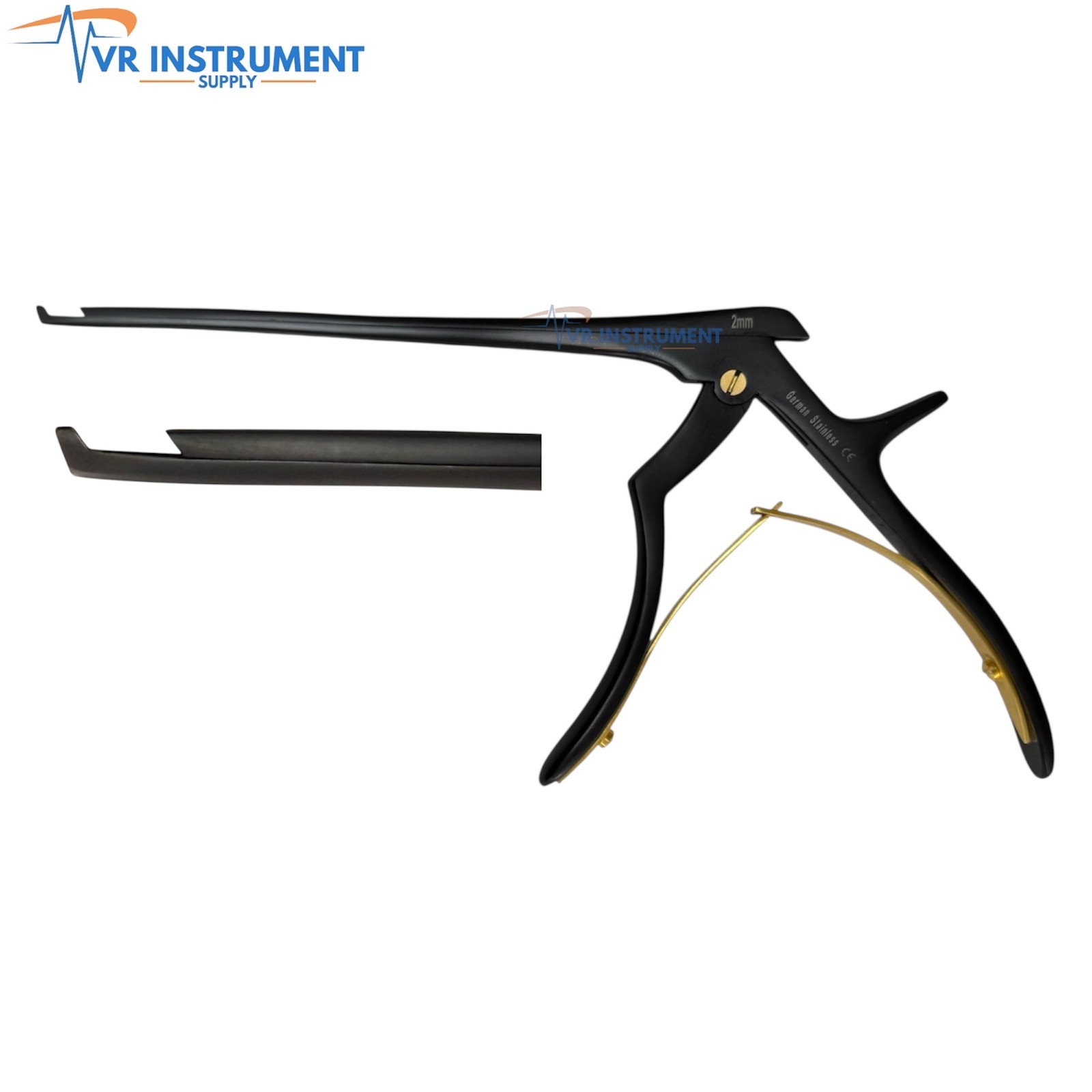 Kerrison Rongeurs 7″ Shaft UP-BITE 45 Degree BITE 2 mm Orthopedic Instruments