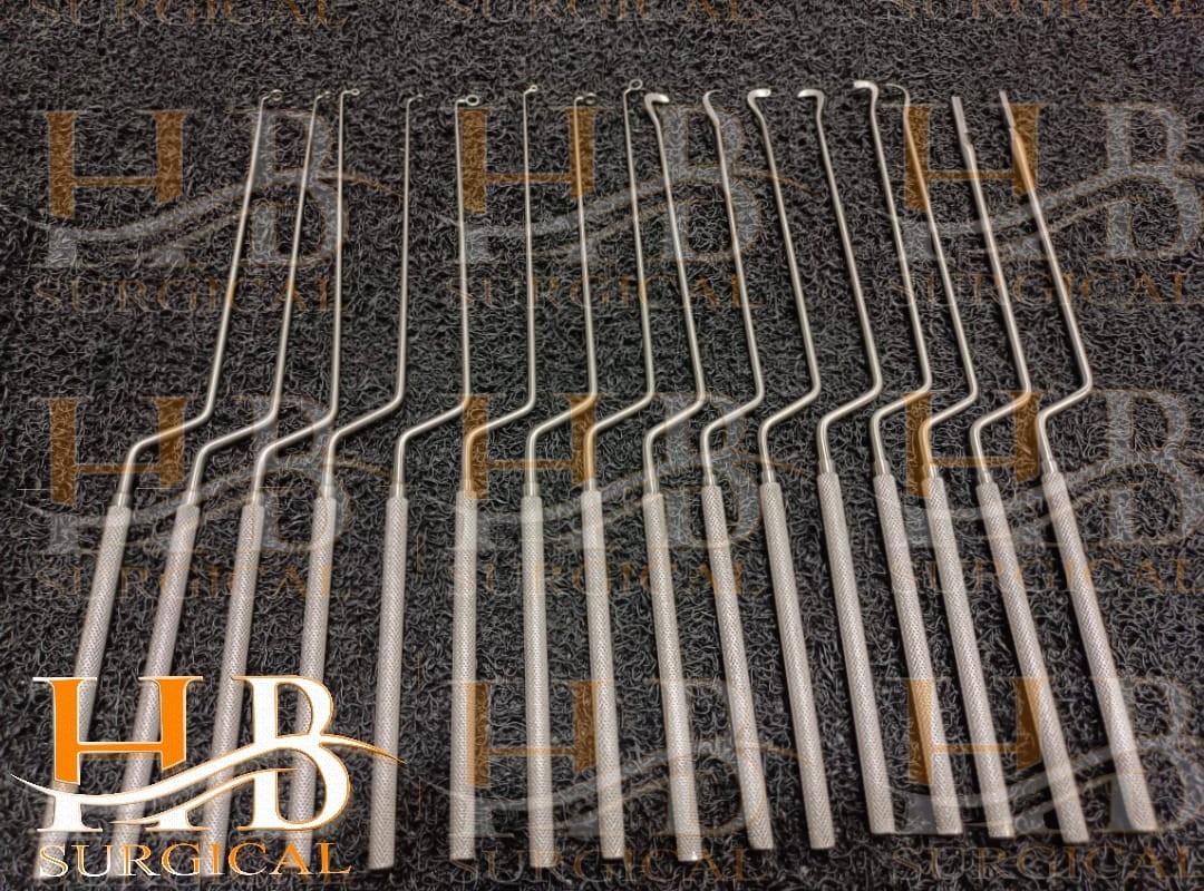 Hardy Pituitary Neuro Curettes Set Of 16 Surgical Instruments Transsphenoidal