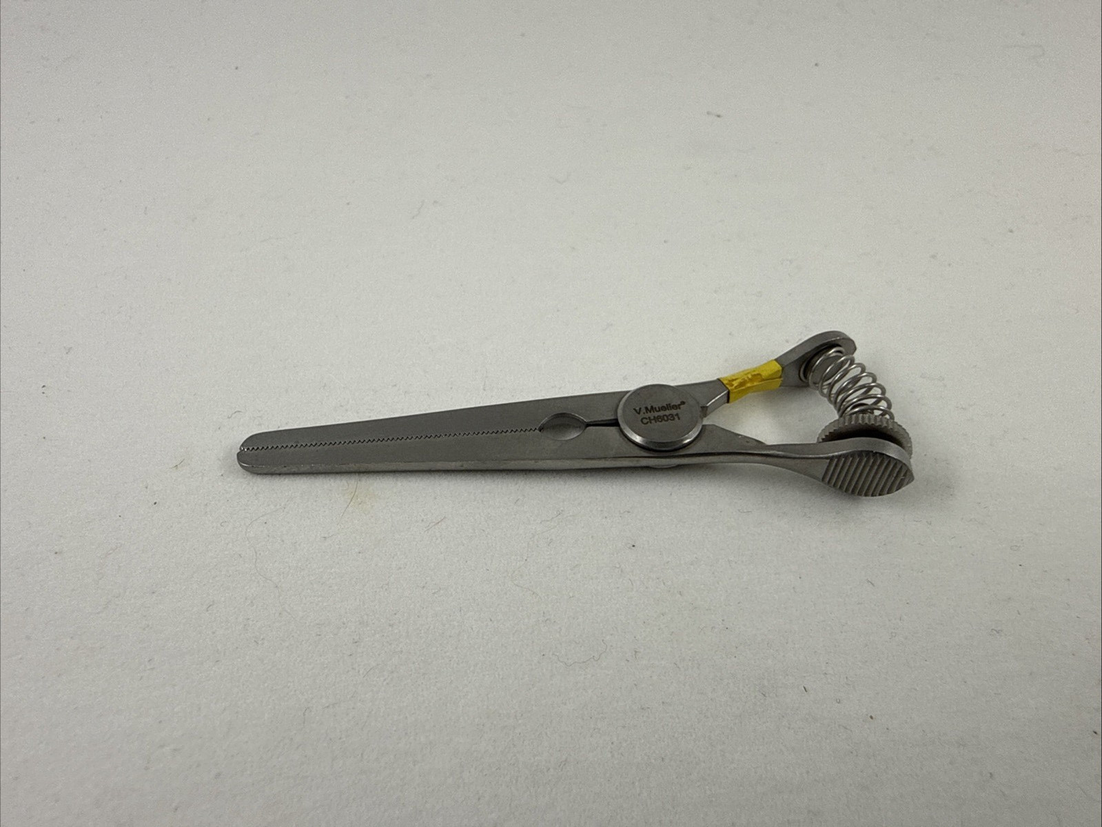 V. Mueller CH6031 Cooley Bulldog Clamp, Straight Jaw, 3.3 CM