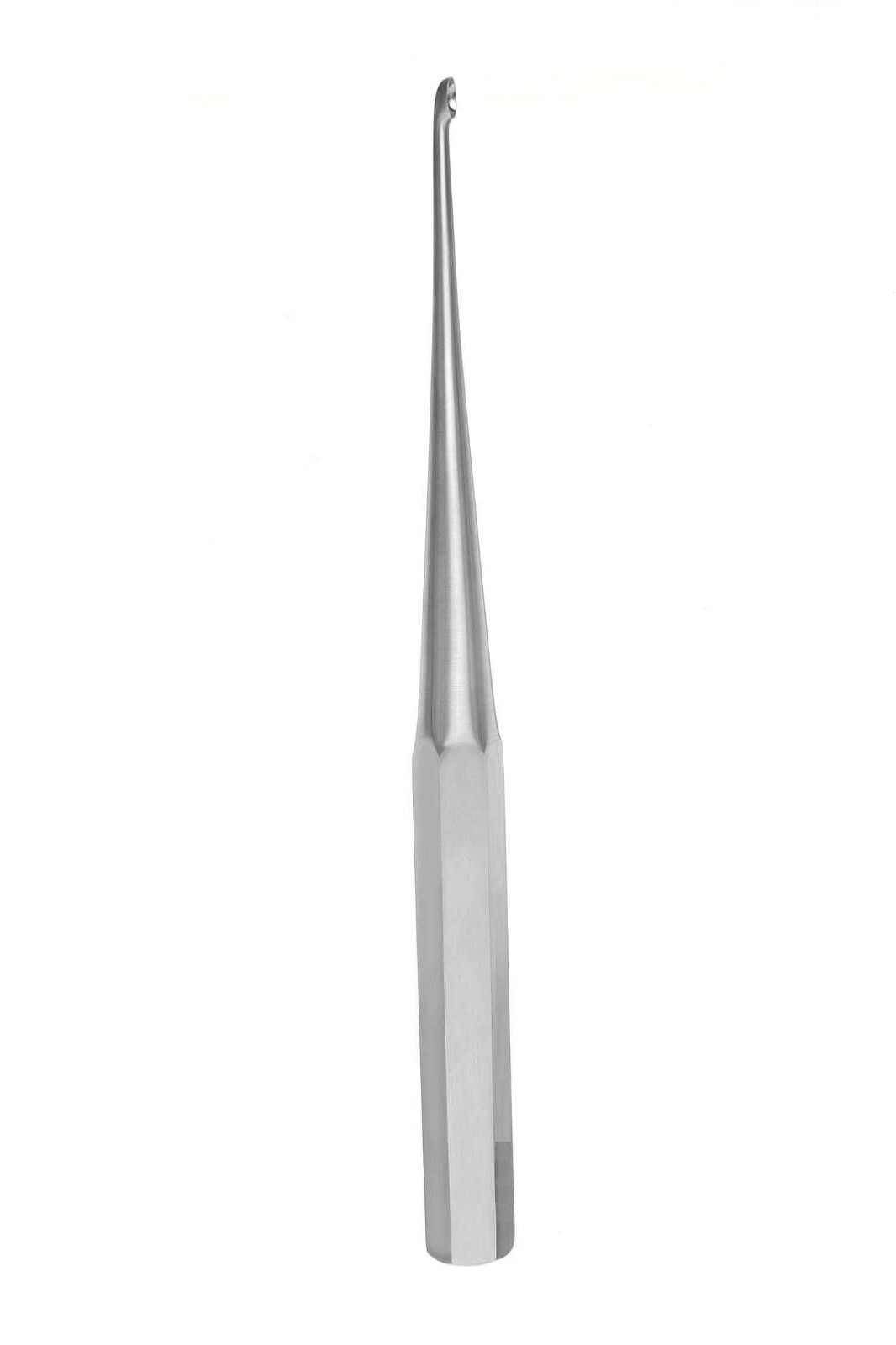 Bruns Bone Curette, 9″, Straight, Oval Cup, 5.7mm, Size: 2