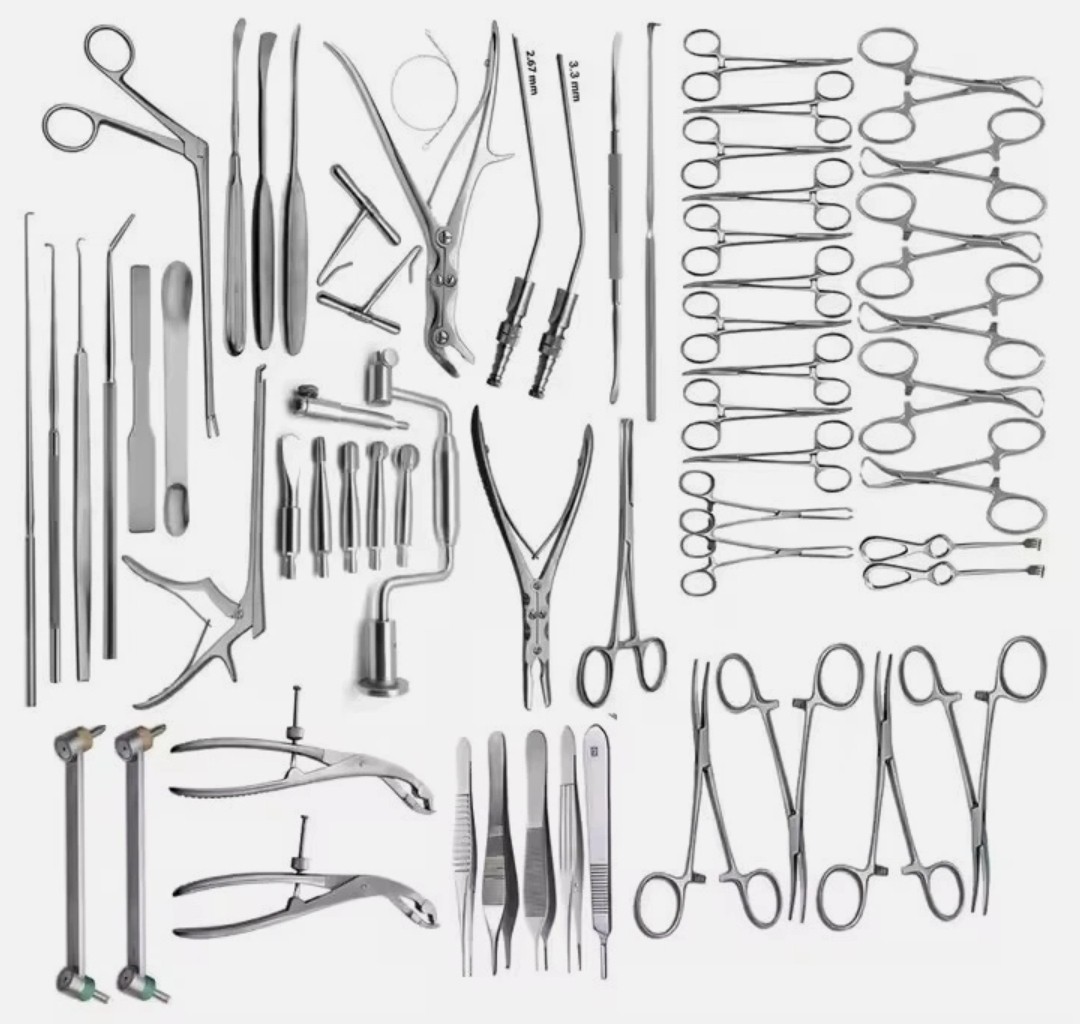 NeuroSurgery Instruments Set Of 151 PCS German Stainless Steel Surgical Instrum