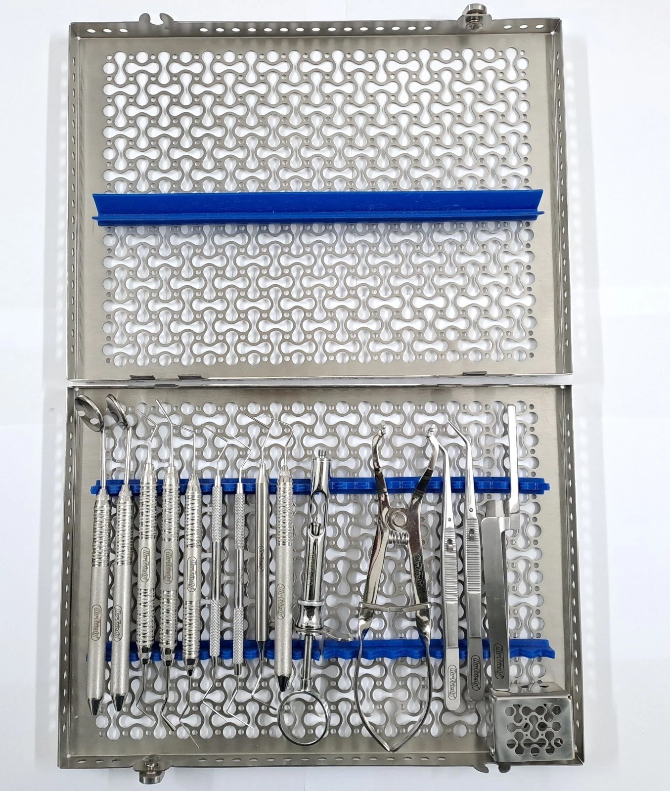 Hu-Friedy Dental Endodontic Instruments Set of 15 w/LRG Sterilization Cassette