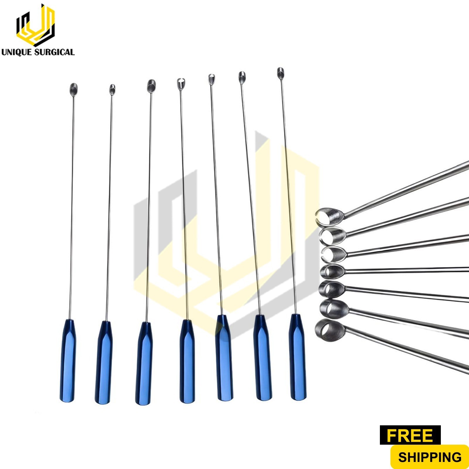 ACL & PCL Tendon Orthopedic Extractor Set 7 Piece – Arthroscopy Surgical Premium