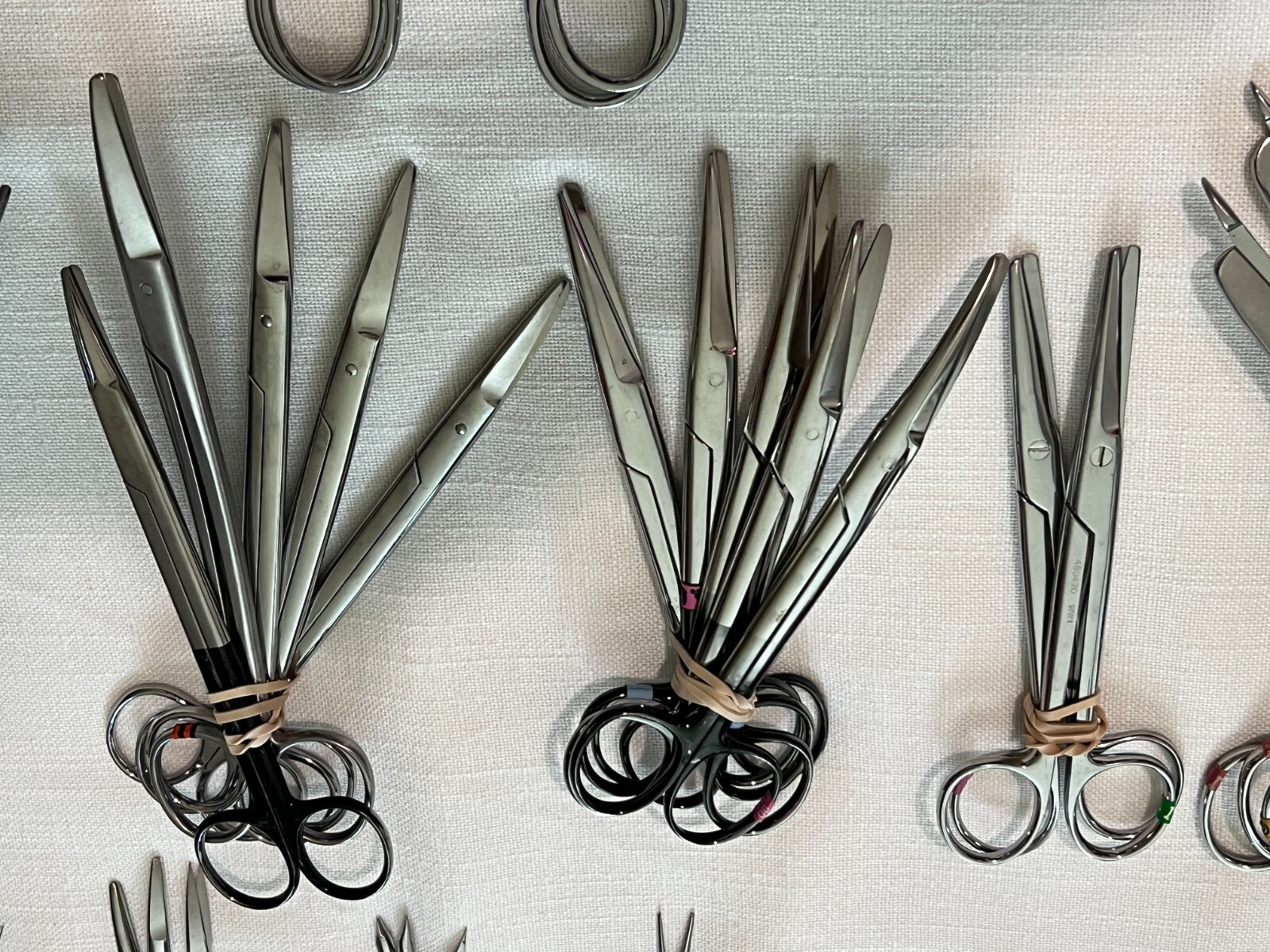Assorted Lot of 119 Various Brand & Size Of OR Medical Surgical Instruments, S.S