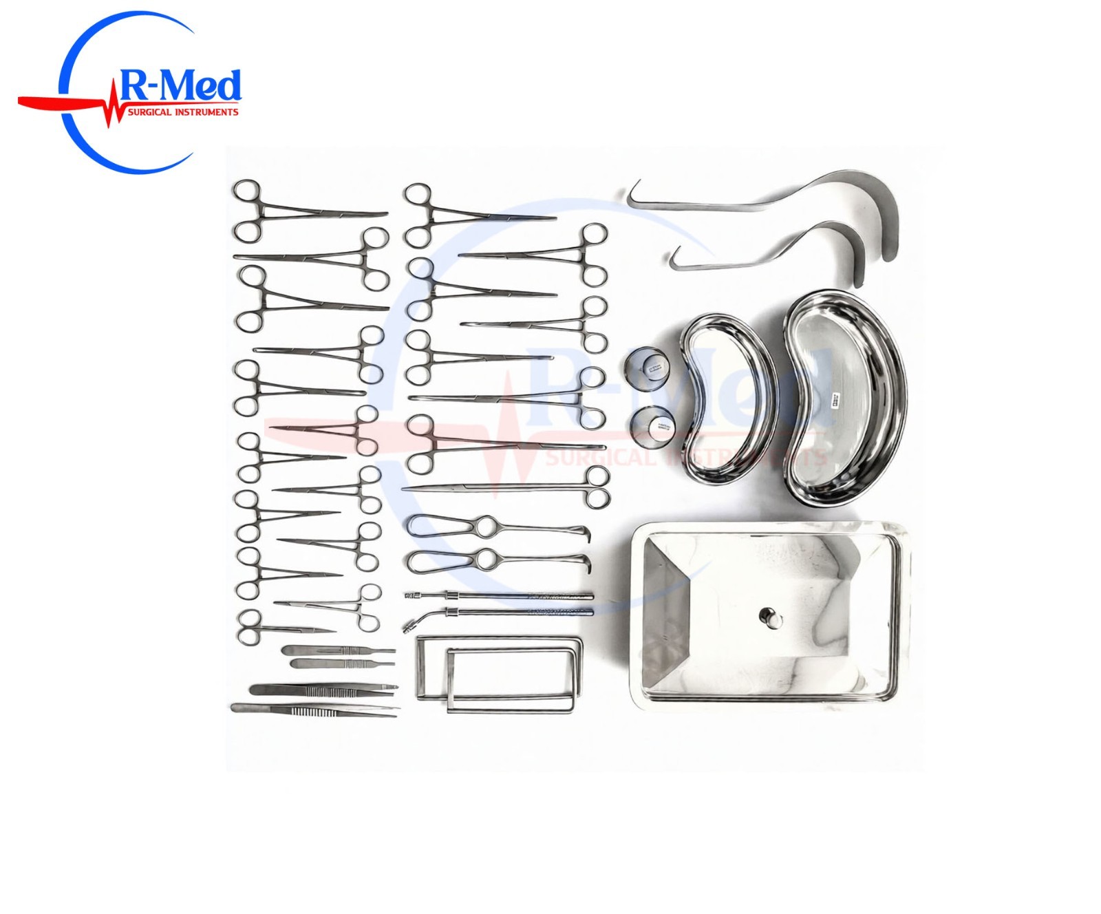 Appendectomy & Hernia General Surgical Instrument Set 38Pcs Stainless Steel CE