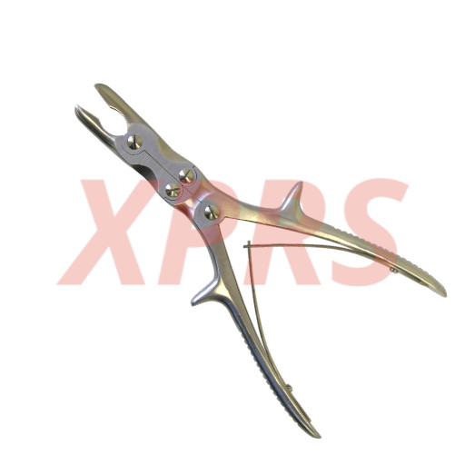 Luer Rongeur, 7.25″, Curved, 8mm Bite Jaws, Premium German Stainless