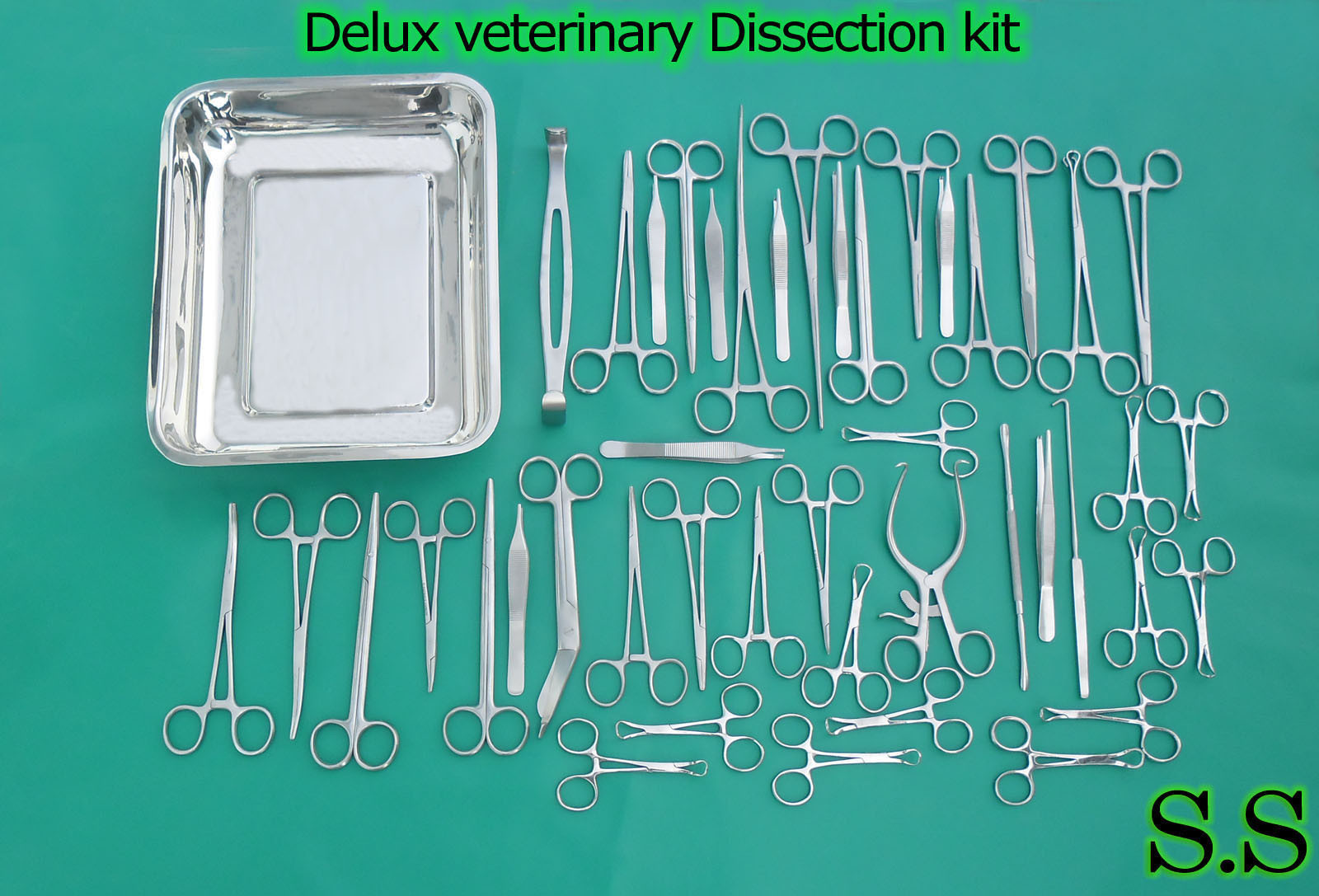 Delux veterinary Dissection kit Surgical Instruments High Grade, DS-1038