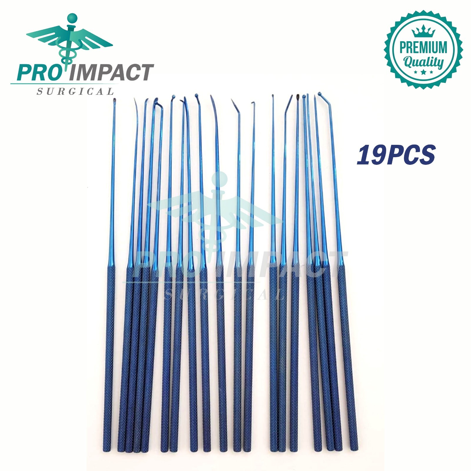 Rhoton Micro Dissectors Set of 19 Pcs Neurosurgery Instruments
