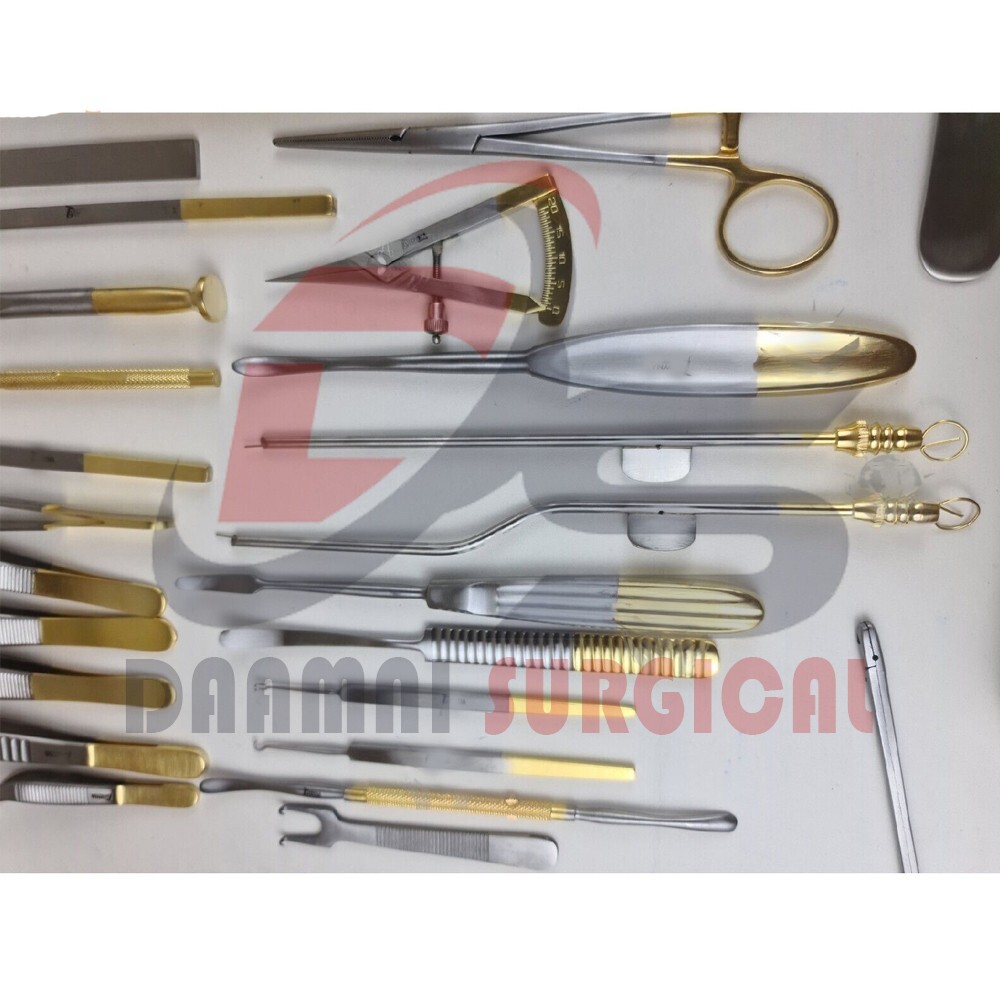 Nose Surgery & Plastic Surgery Instruments Rhinoplasty Set of 53 Piece Tools Kit