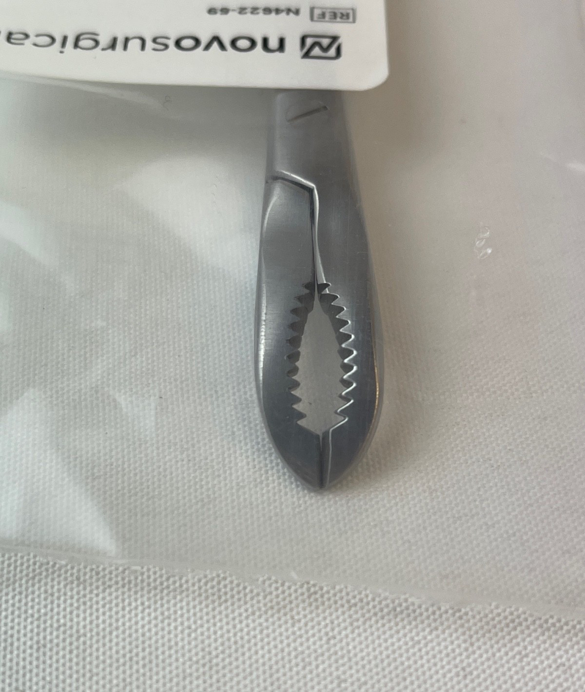 Novosurgical N4622-59 Bone Reduction Forcep Crab Claw Slight Curve 5.5″ Ortho