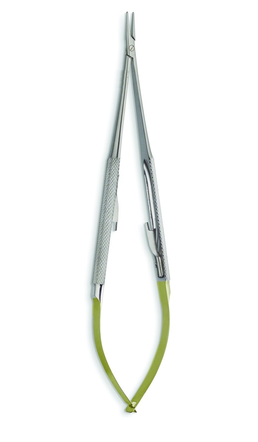 Jacobson NH, 7″, Straight Tungsten Carbide Serratd Jaw, with Lock, Round Handle