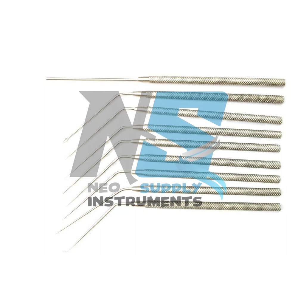 Stapedectomy Instruments Set Of 9 Instruments For Ear ENT Otology Surgery