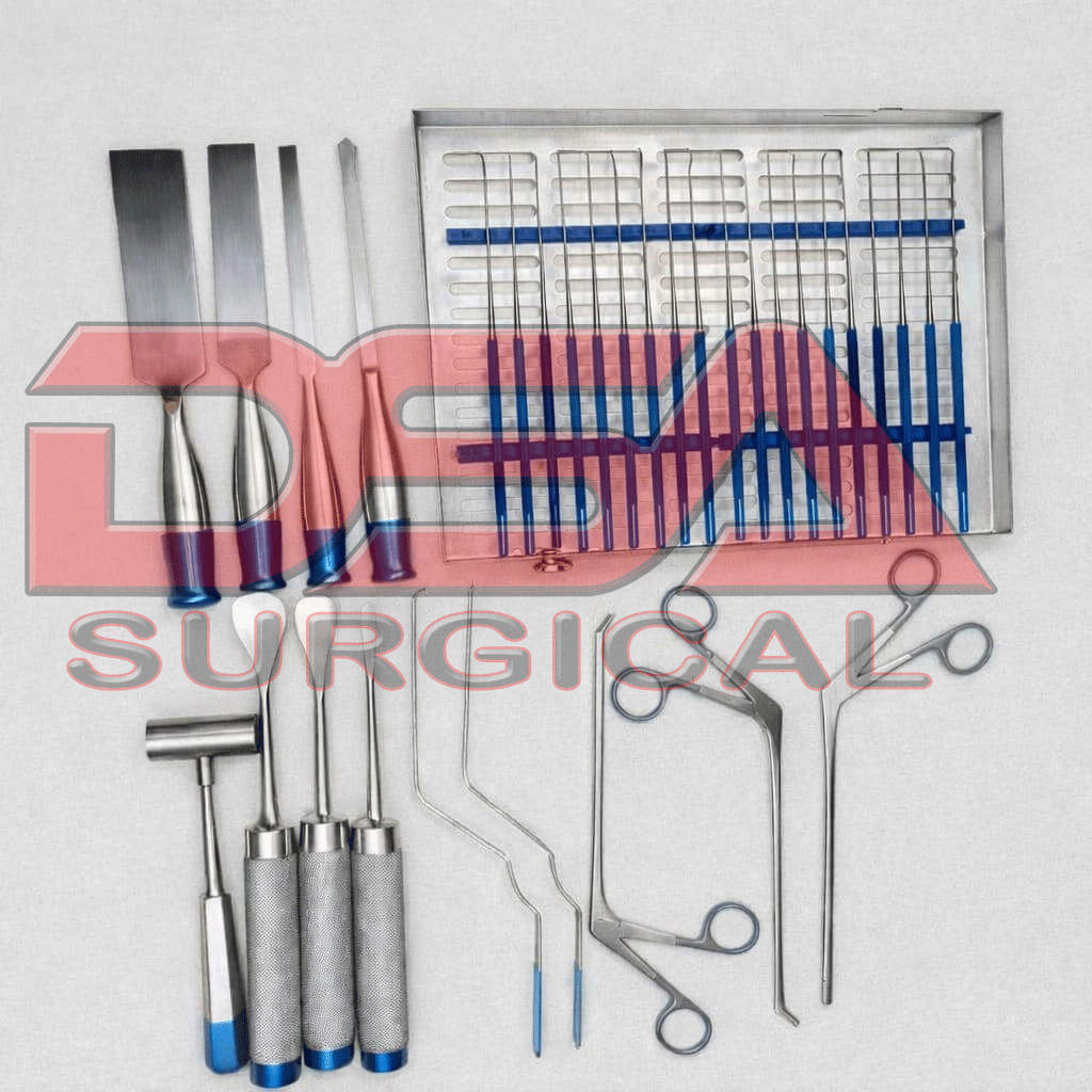 Basic Craniotomy Orthopedic Spine Surgical Instrument 33 Pcs Set Premium Quality