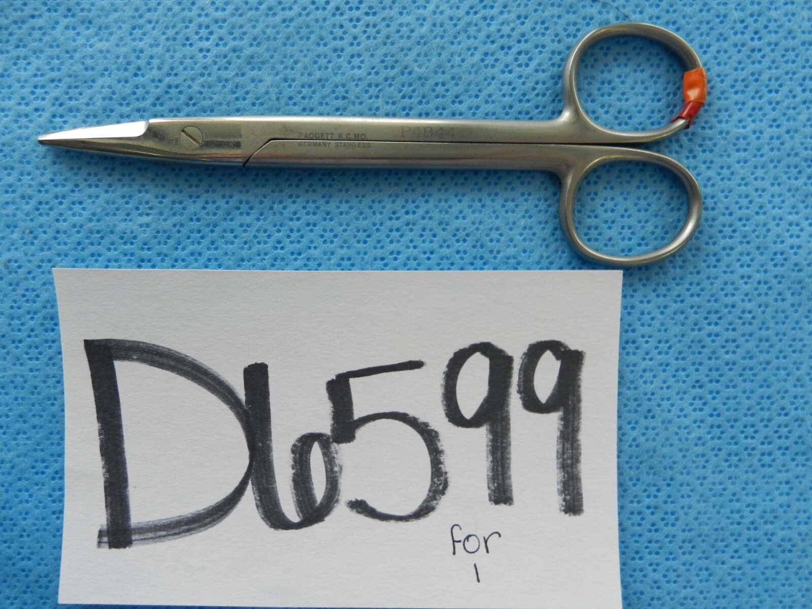D6599 Padgett Castanares Straight Face Lift Surgical Scissors 15.2cm P4844
