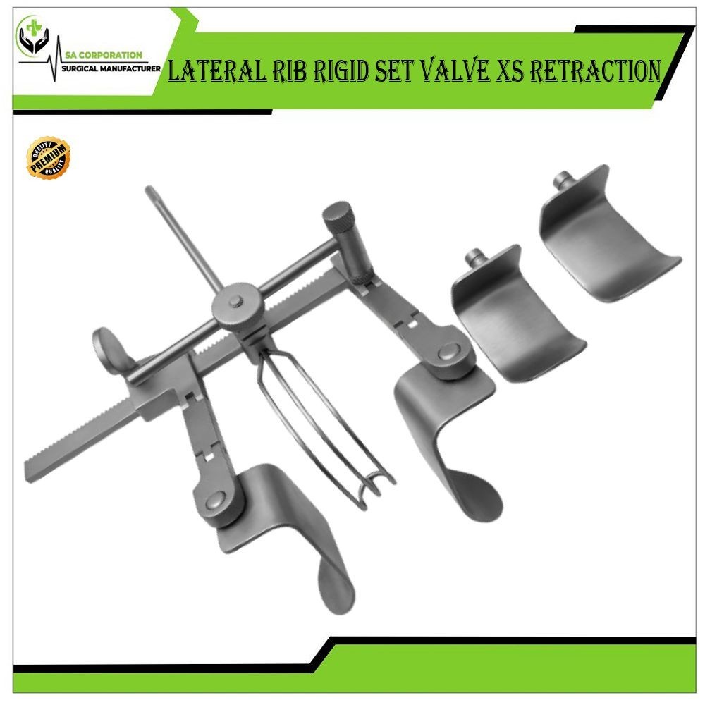 Lateral Rib Rigid Set lateral approach Retractors Valve XS Retraction System
