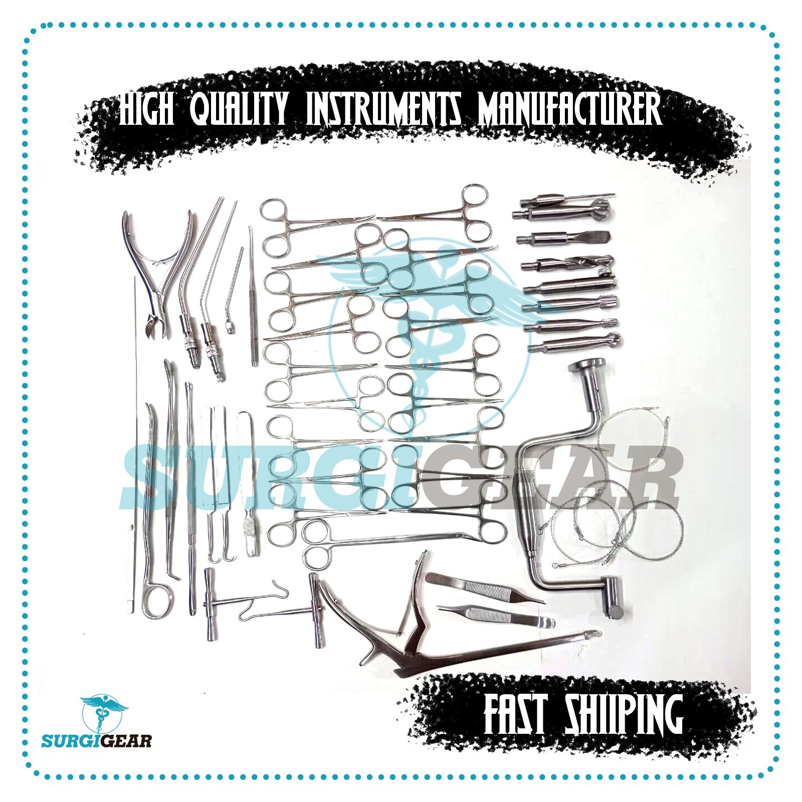 Craniotomy Instruments Set Orthopedic Surgical Instruments