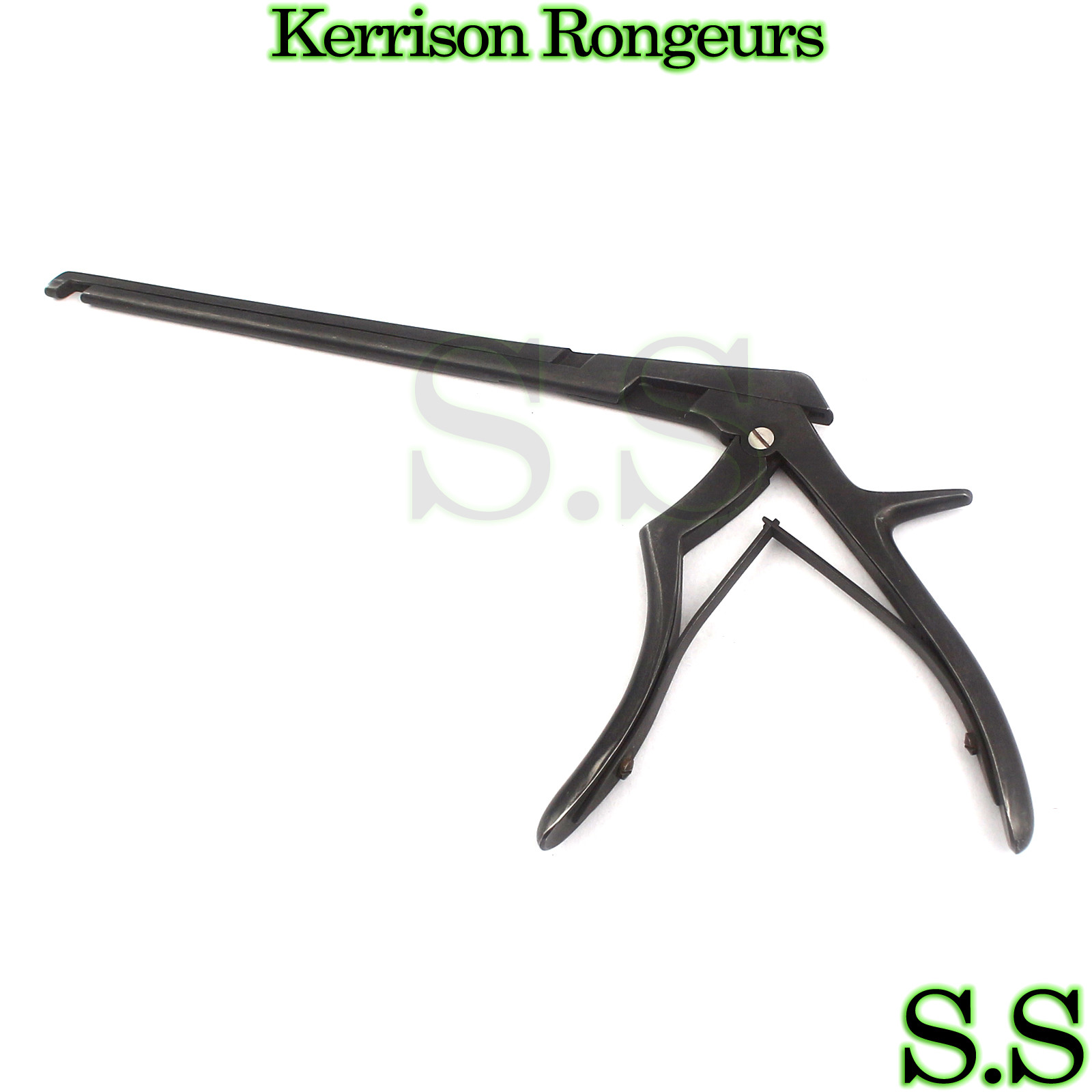 3mm Kerrison Rongeurs 8″ Down With Black Coating Orthopedic Instruments