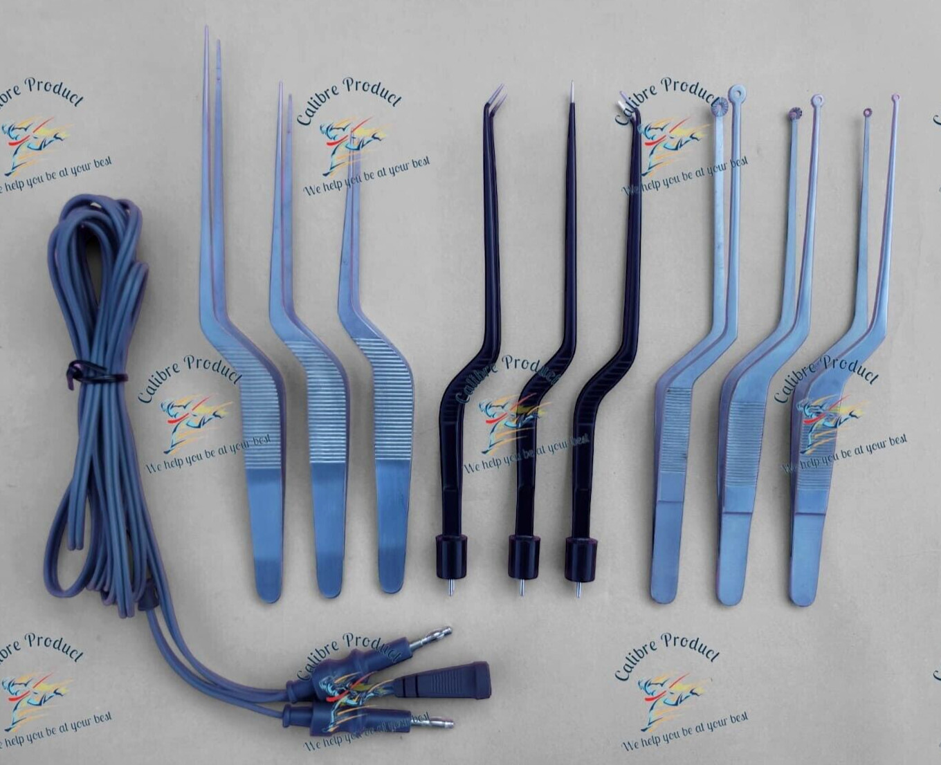 Micro Yasargil Bayonet Forceps Set of 10 Surgical Instrument Neurosurgical