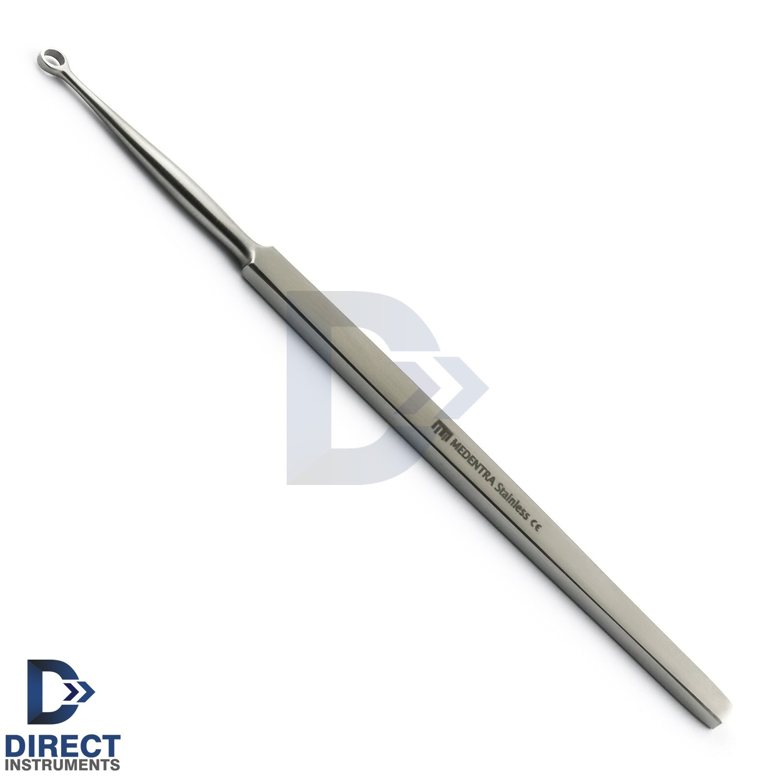 Fox Dermal Curette 3mm Single Ended ENT Surgical Dermatology Instruments