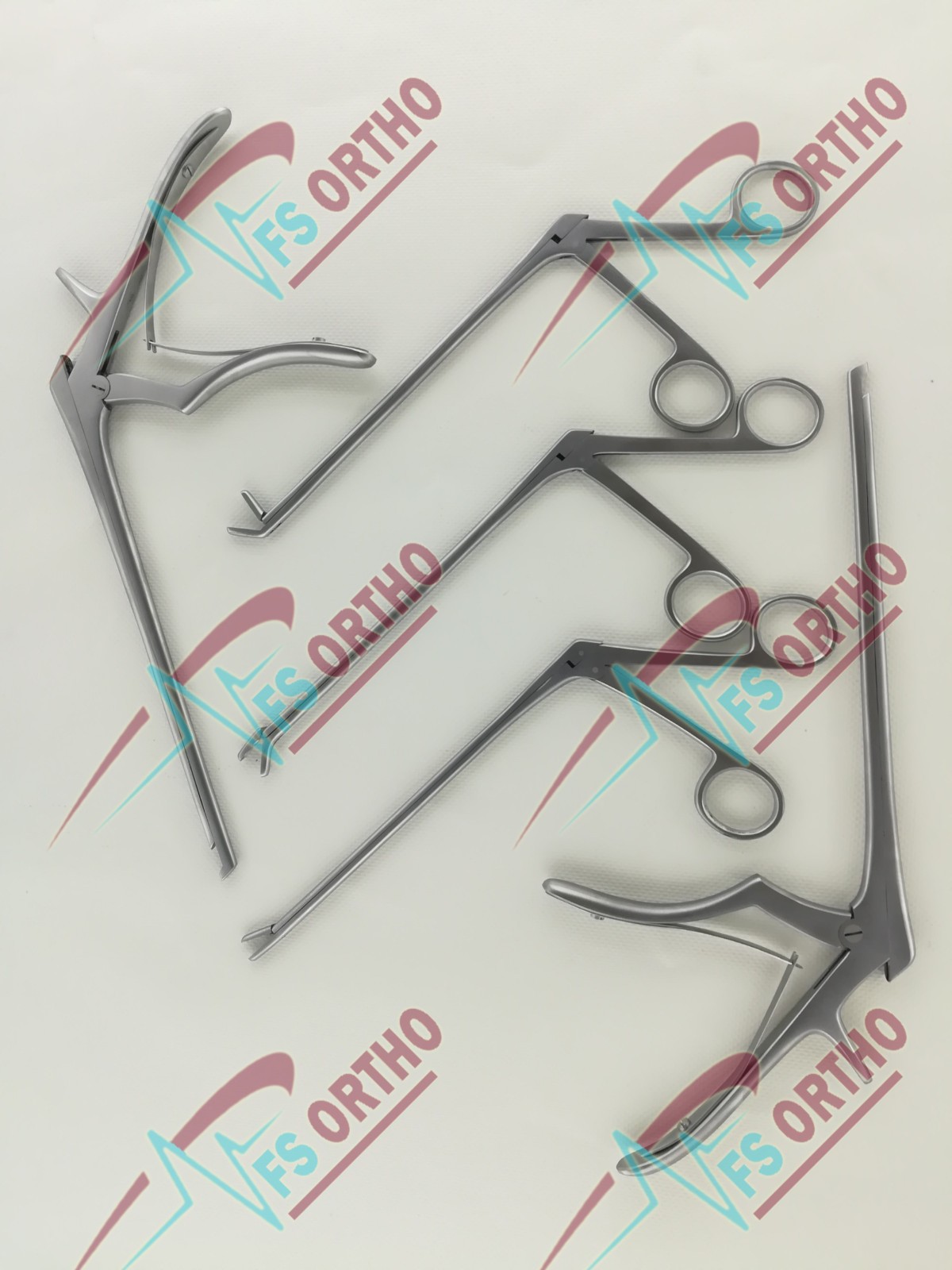 Ferris-Smith Kerrison Punches & Rongeur Forceps Set of 5 Pcs Orthopedic