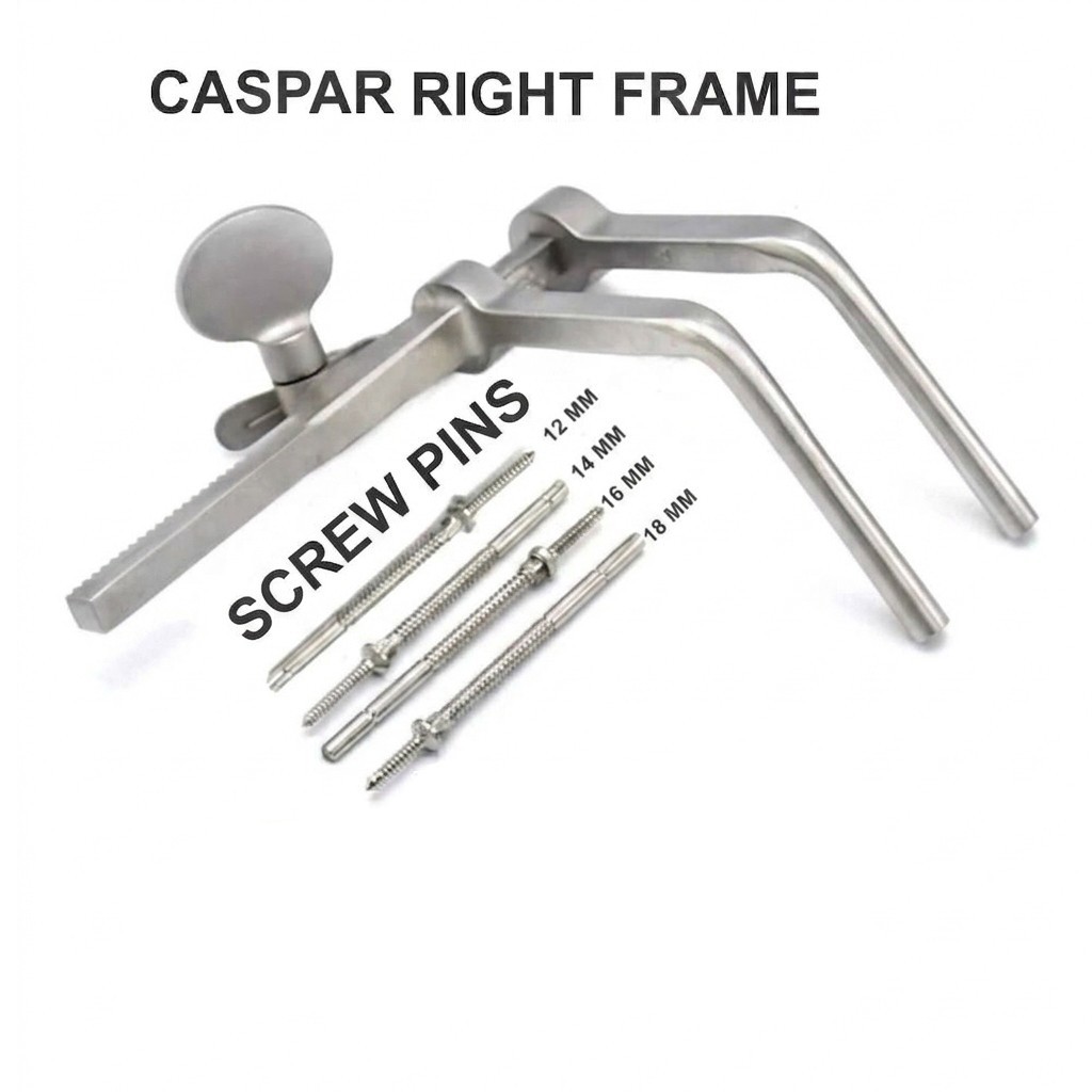 Caspar Cervical Distractor Lift Set With 4 Screws Pins Neurosurgical Instrument