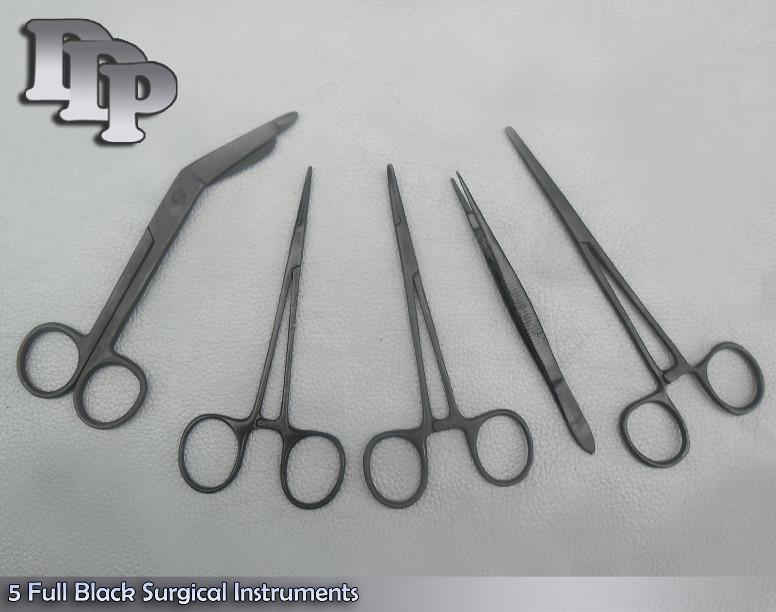 5 Pieces Full Black Instruments Surgical Dental Instruments