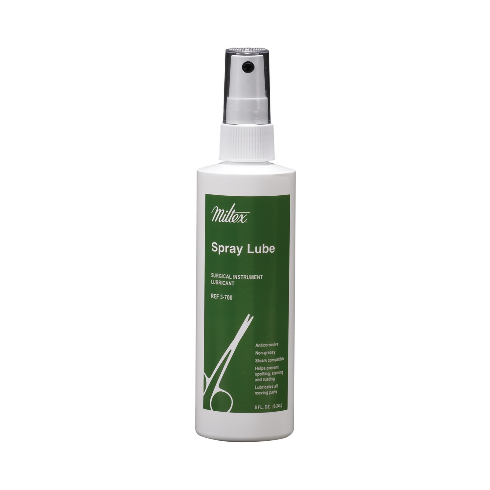 Miltex Instrument Lubricant 8 oz. Spray Bottle Hydrocarbon Scent 12 Ct 3-700